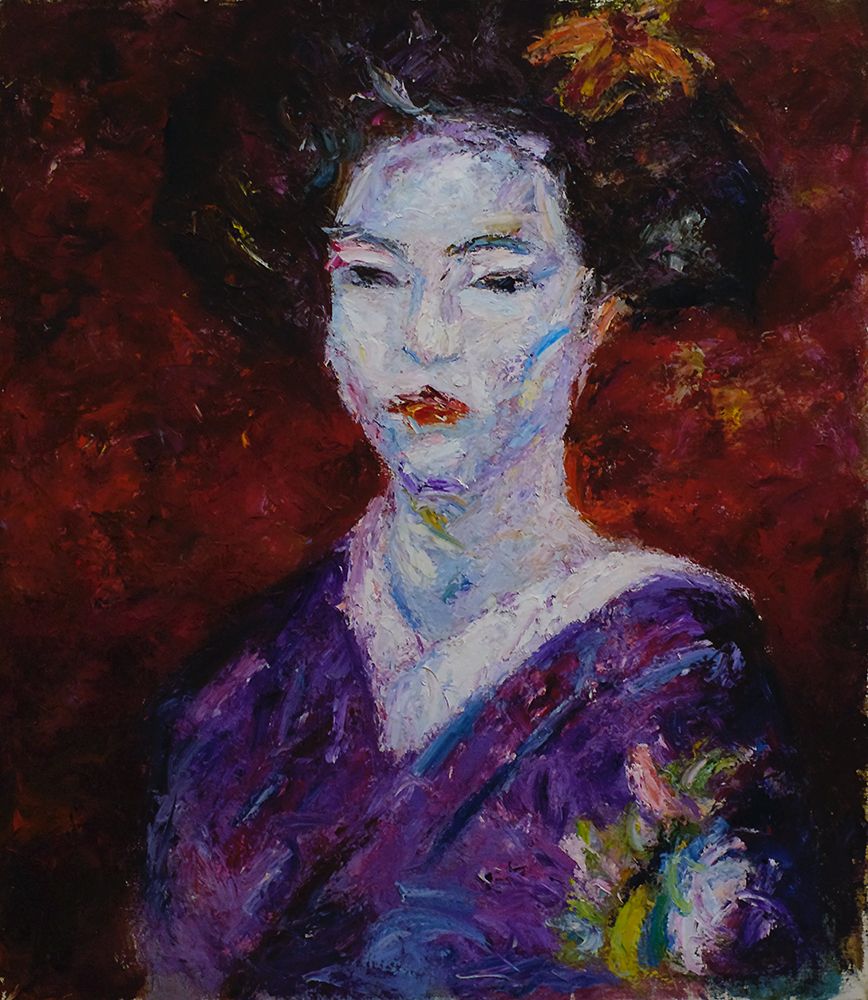 Михаил Шканин (Картина, живопись - 
                  60 x 70 см) Японка