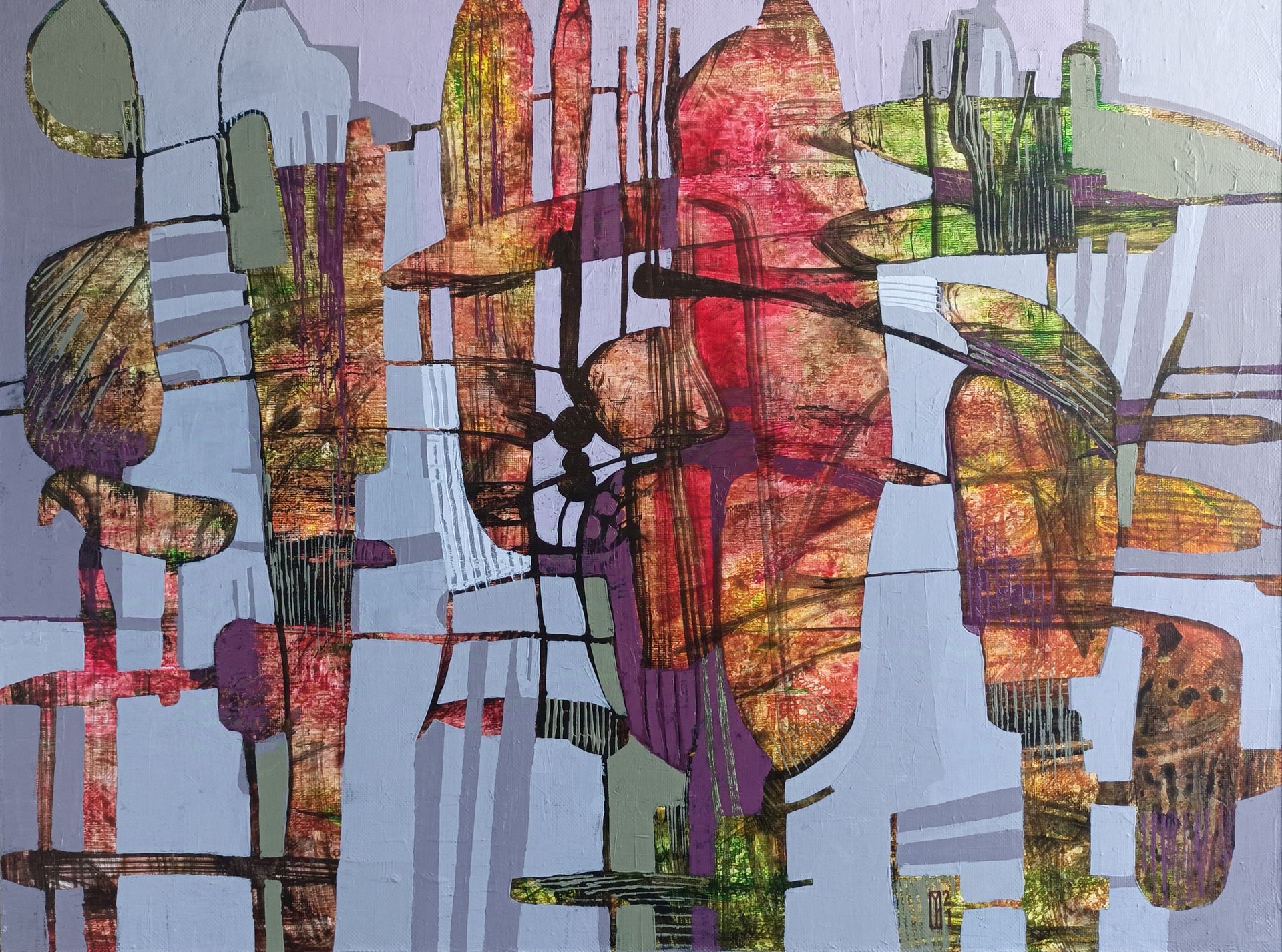 Наталья Порошина (Картина, живопись - 
                  80 x 60 см) Осколки лета