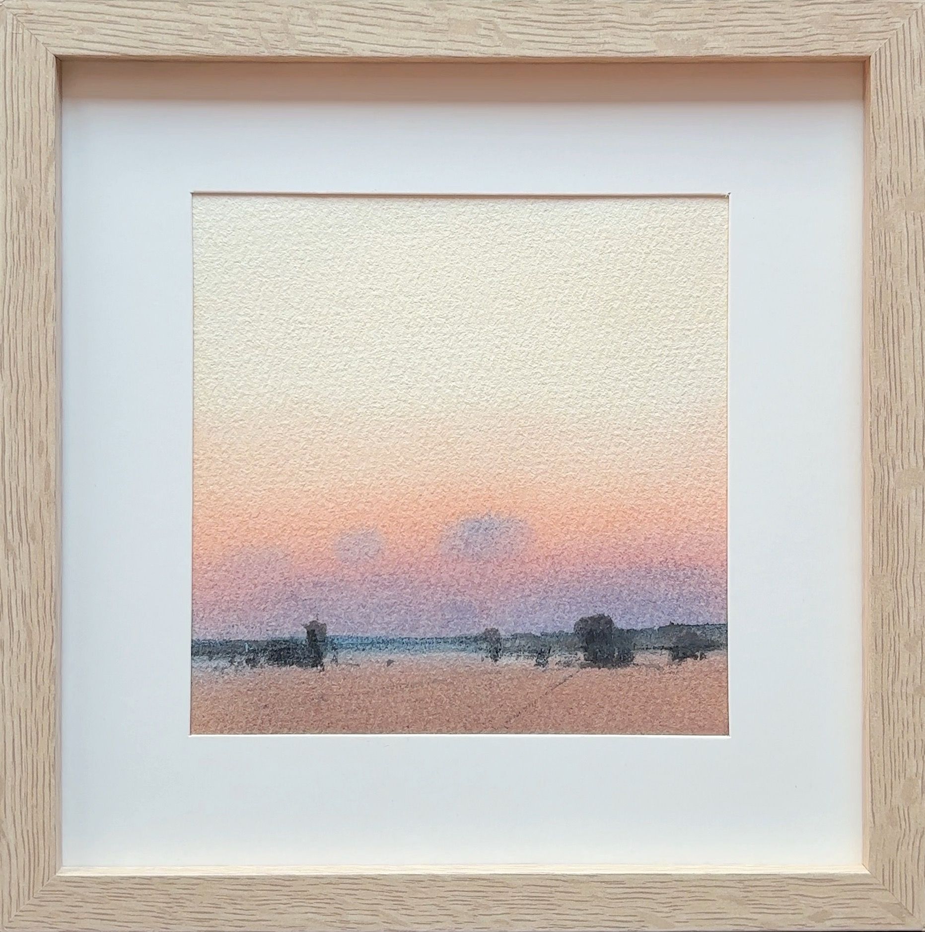 Александра Савина (Авторская графика - 
                  20 x 20 см) Вечереет