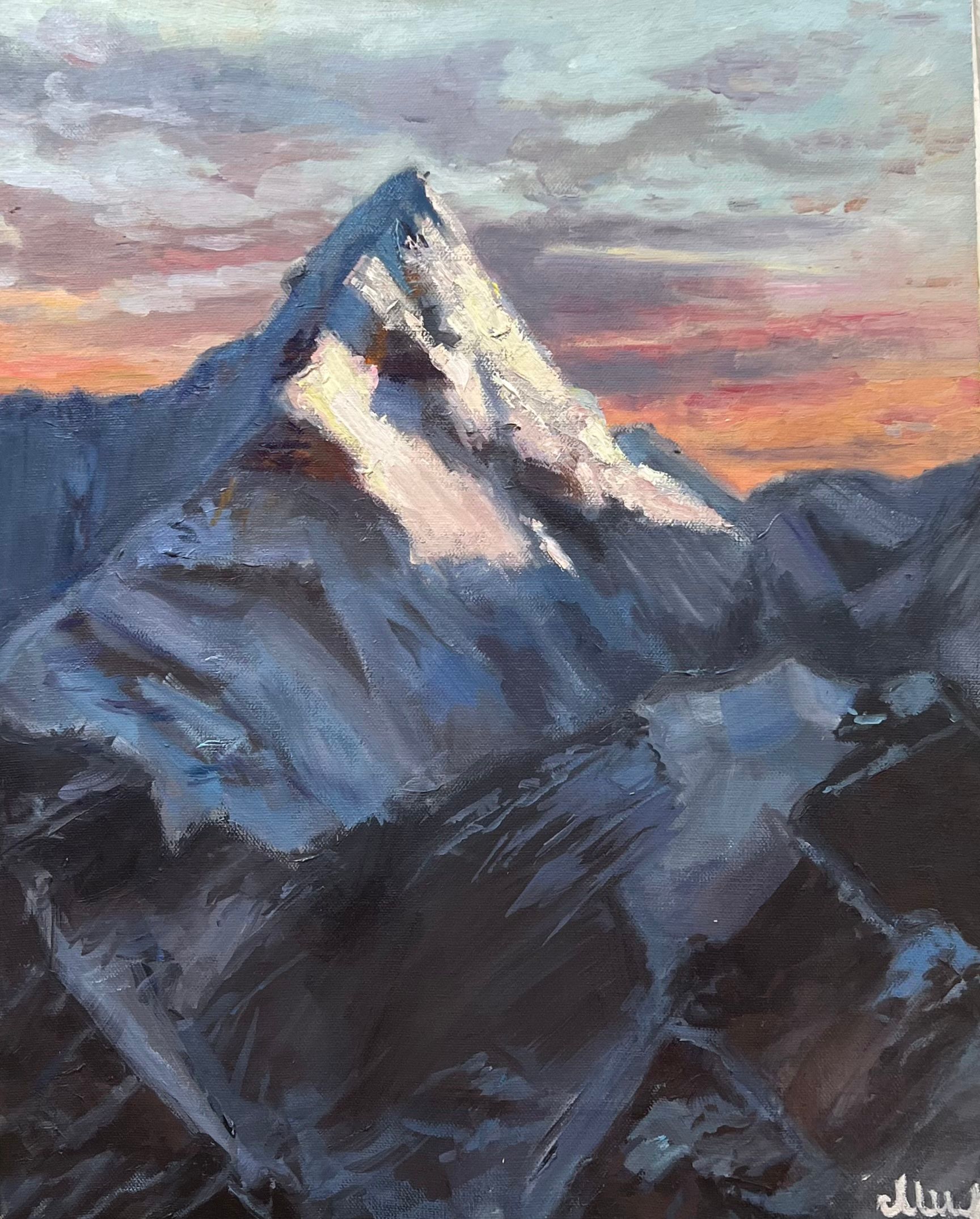 Милана Семенова (Картина, живопись - 
                  40 x 50 см) Majestic Everest