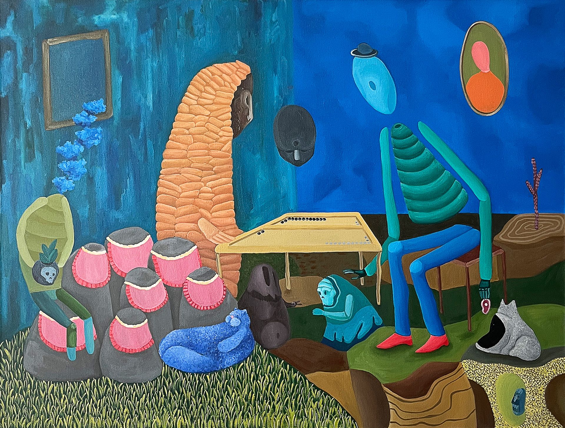 Леша Мелки (Картина, живопись - 
                  80 x 60 см) Время играть 3