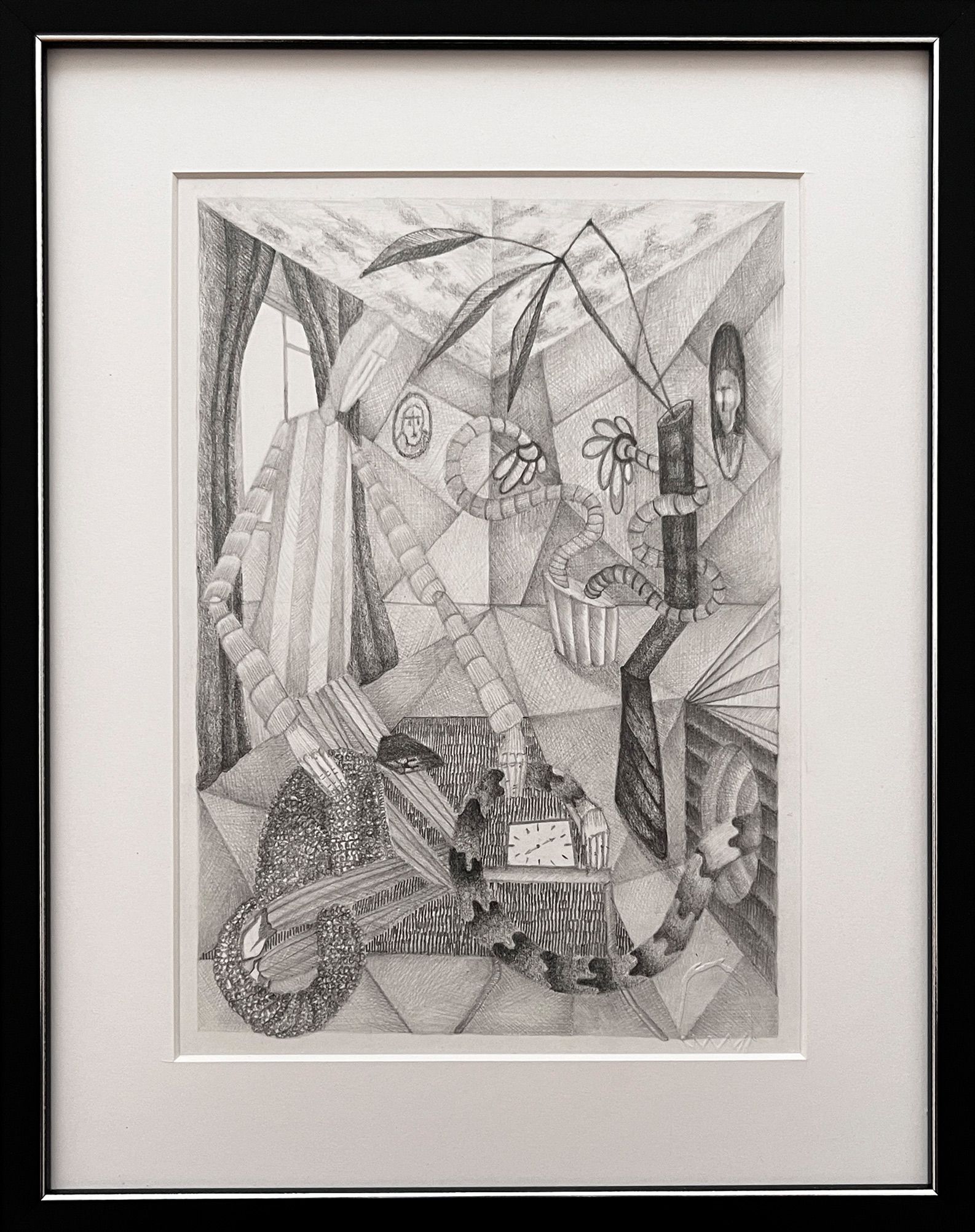 Леша Мелки (Авторская графика - 
                  30 x 40 см) Без названия