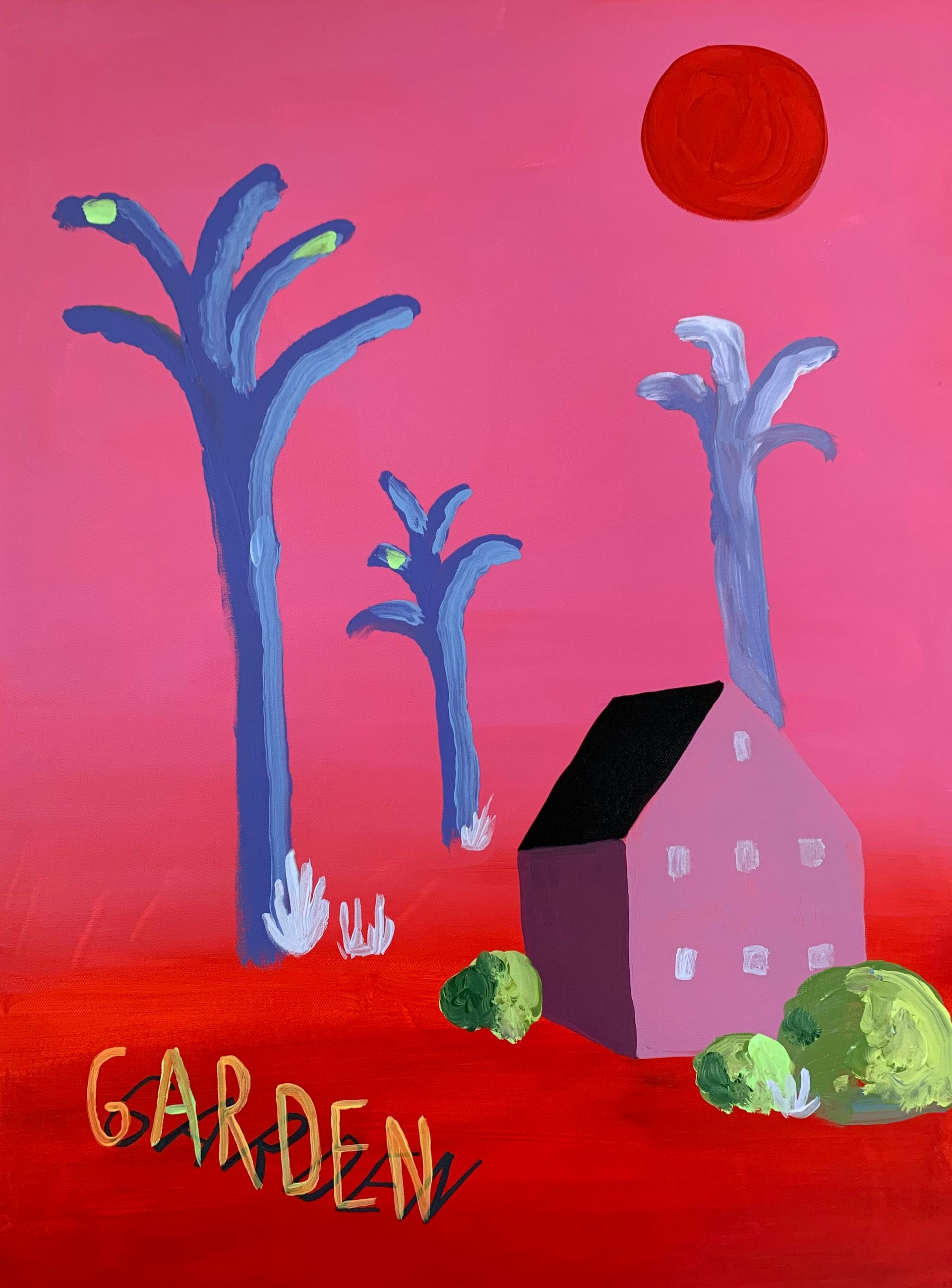 AlisaVostorg (Картина, живопись - 
                  60 x 80 см) Garden