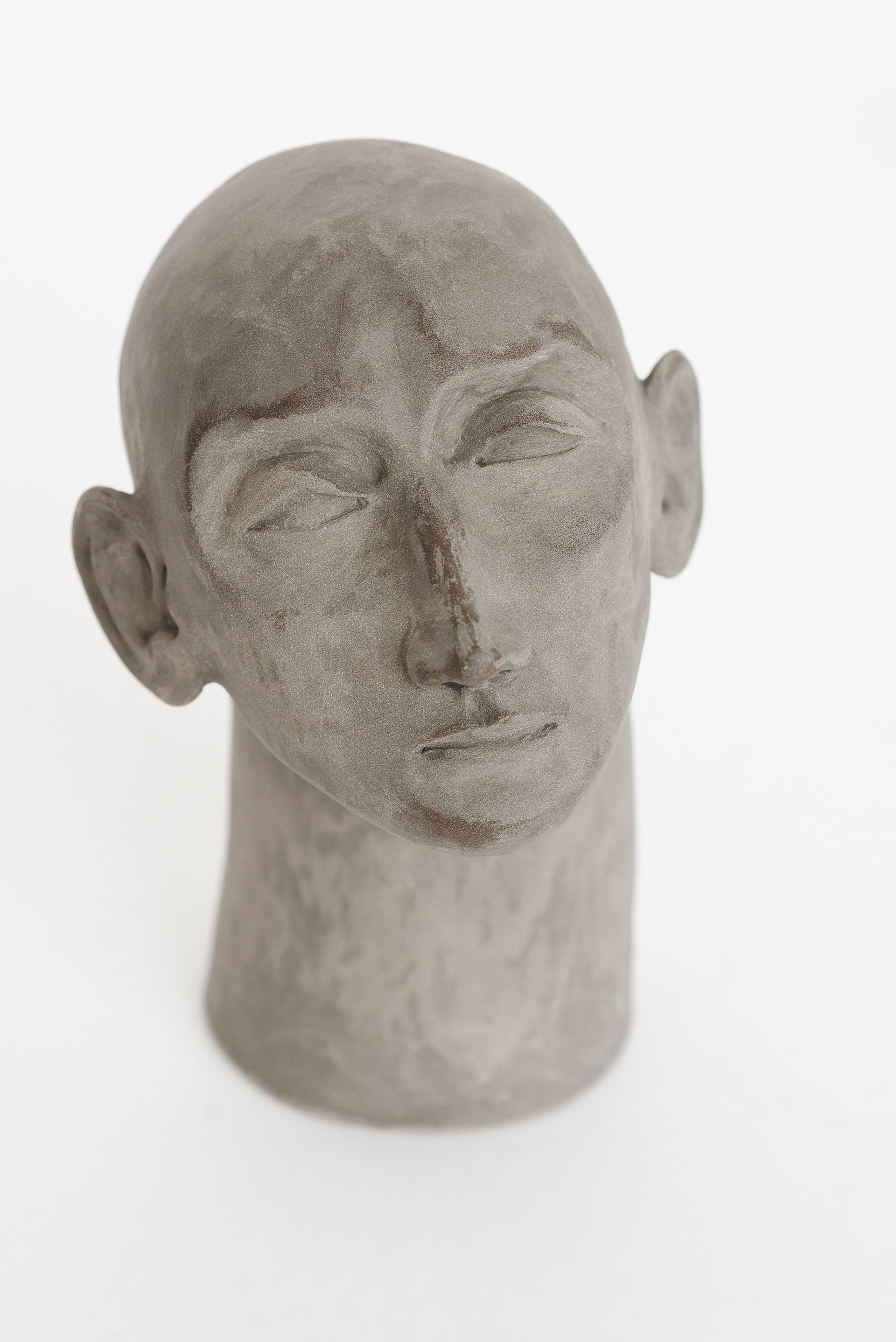 Анна Жукова (Объект - 
                  18 x 26 см) Голова на длинной шее "Contemplation 02"