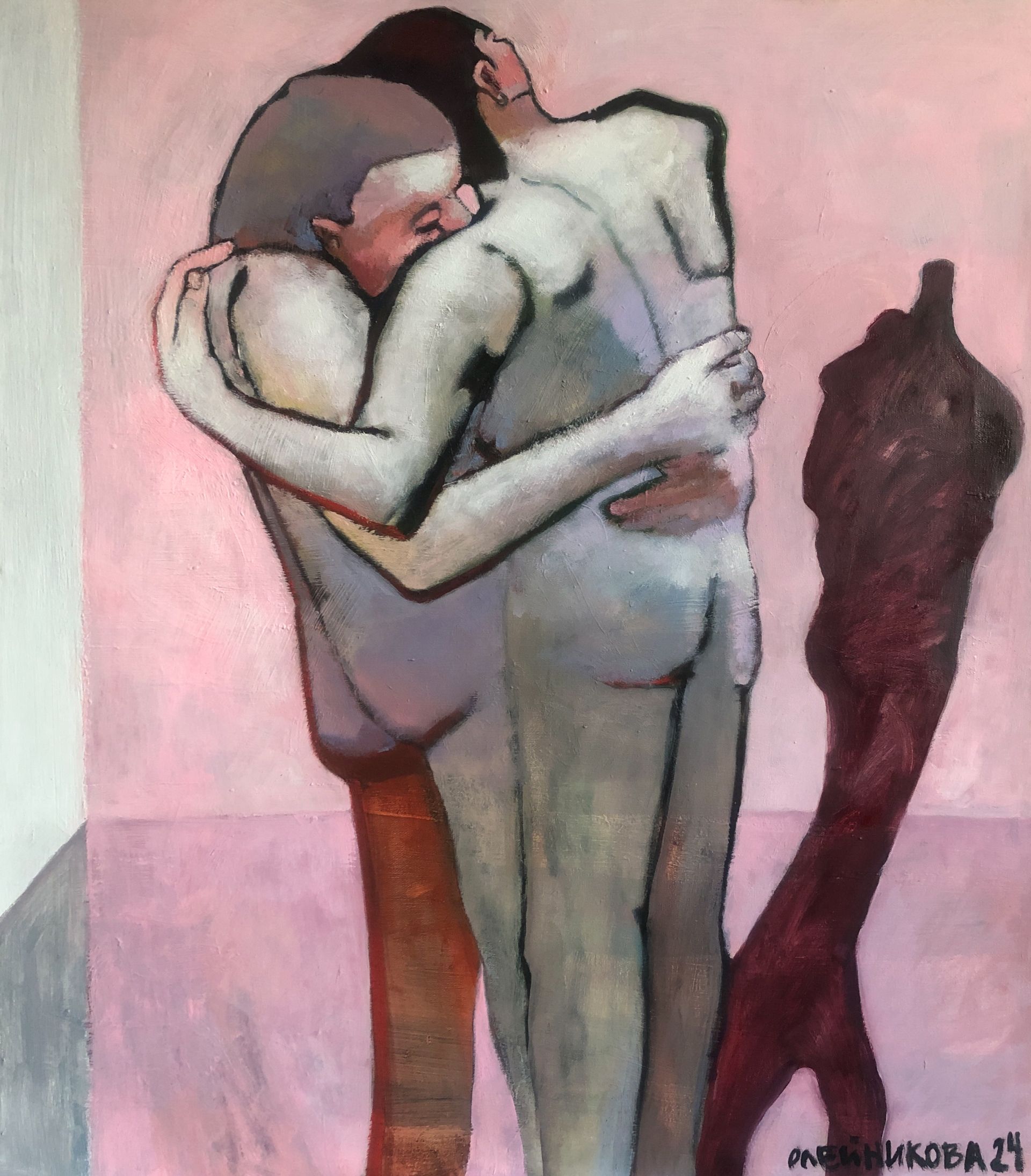 Лера Олейникова (Картина, живопись - 
                  70 x 80 см) 2