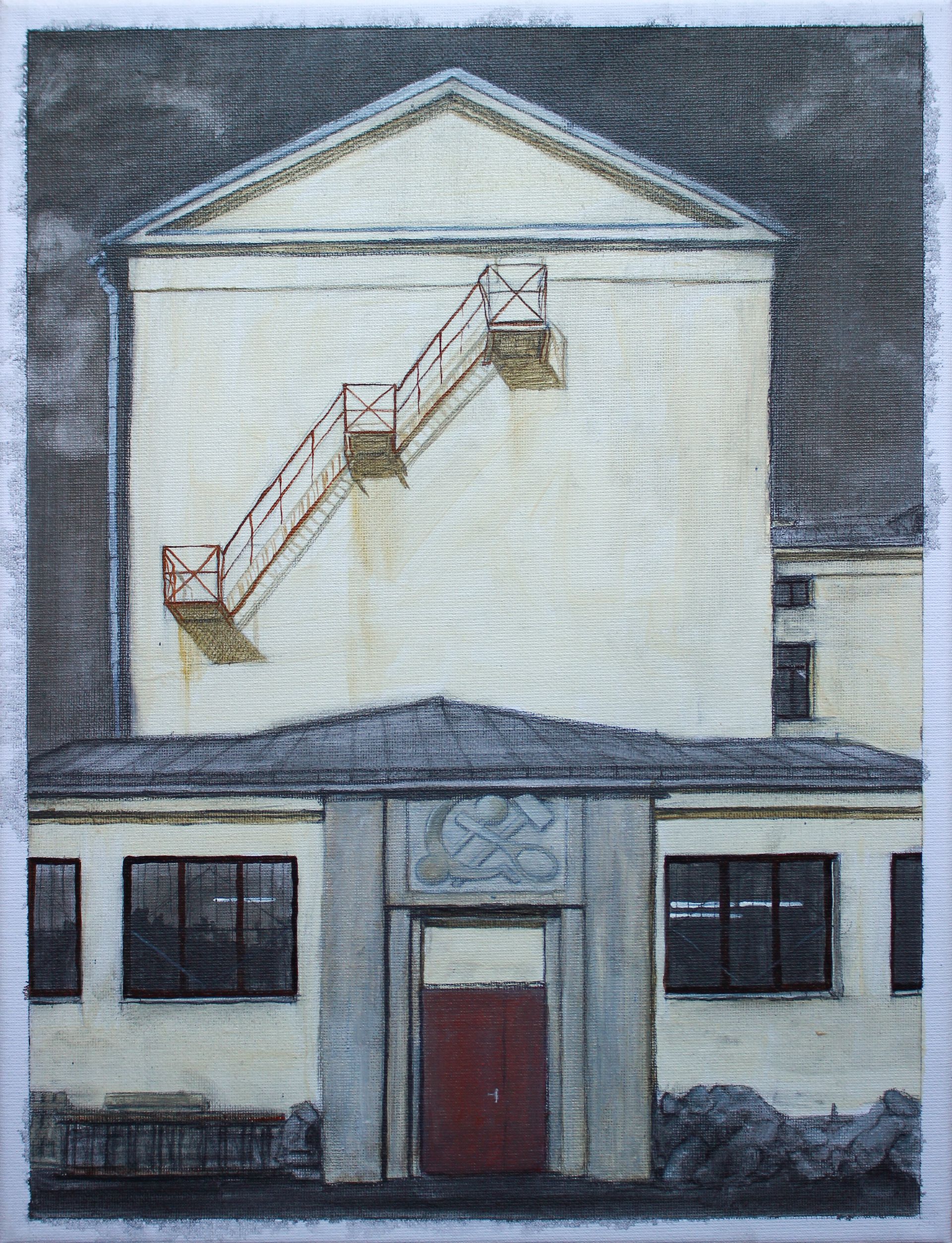 Наталия Чекотова (Картина, живопись - 
                  30 x 40 см) Серп и ложка