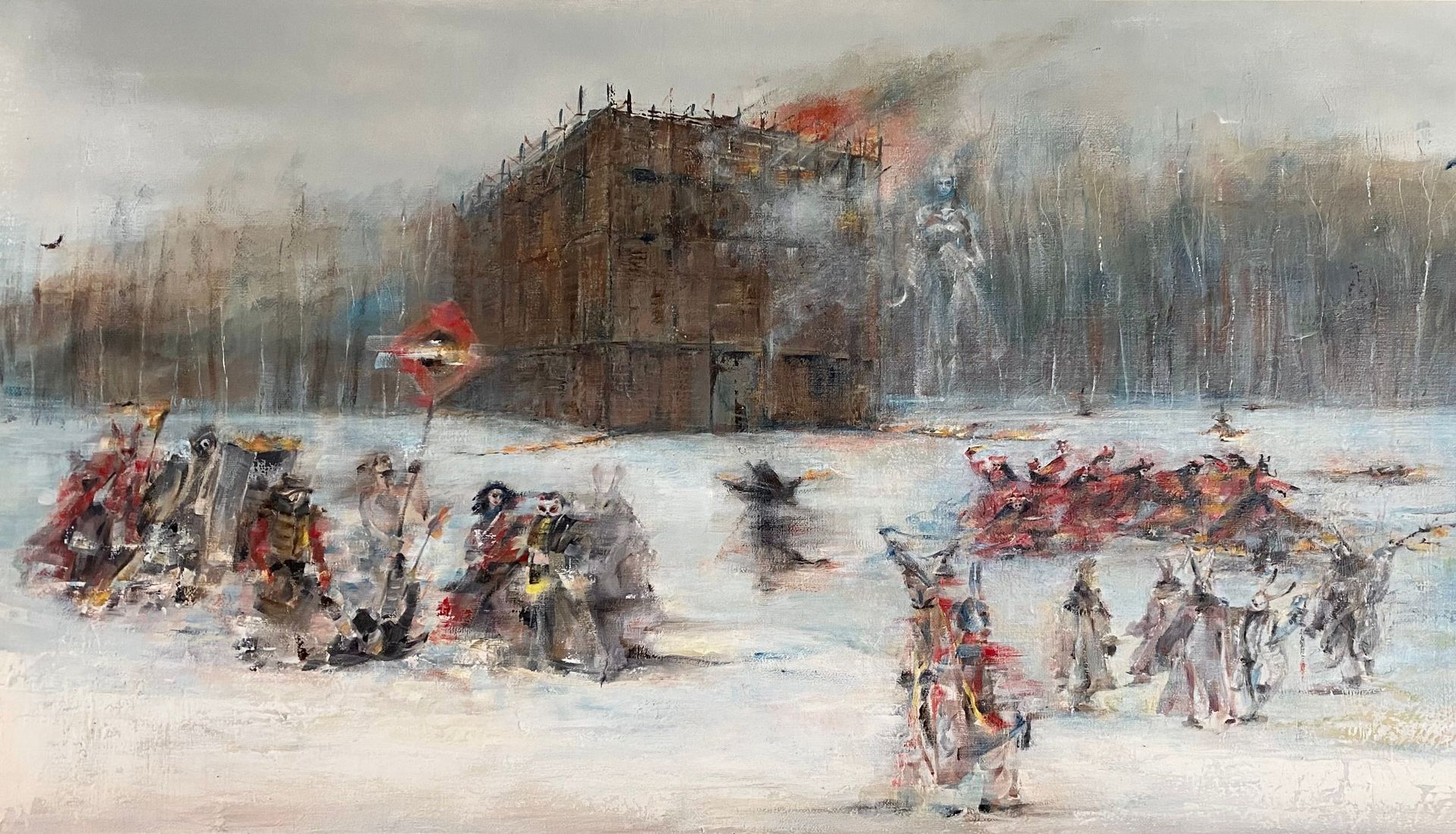 Алекс Корл (Картина, живопись - 
                  75 x 40 см) Морок