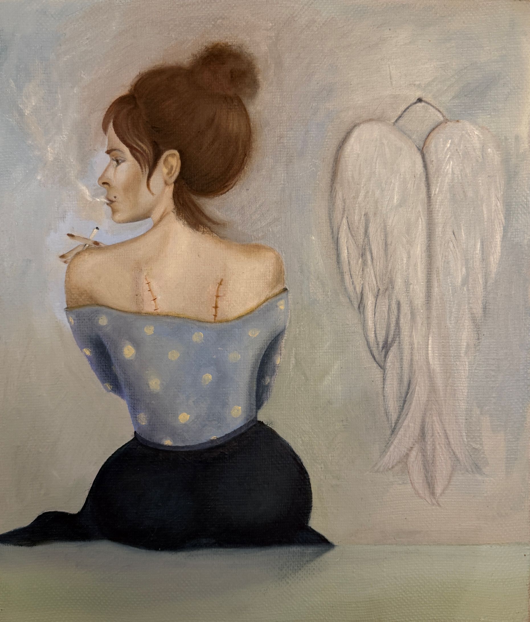 Нина Григель (Картина, живопись - 
                  30 x 35 см) Когда хочется перемен