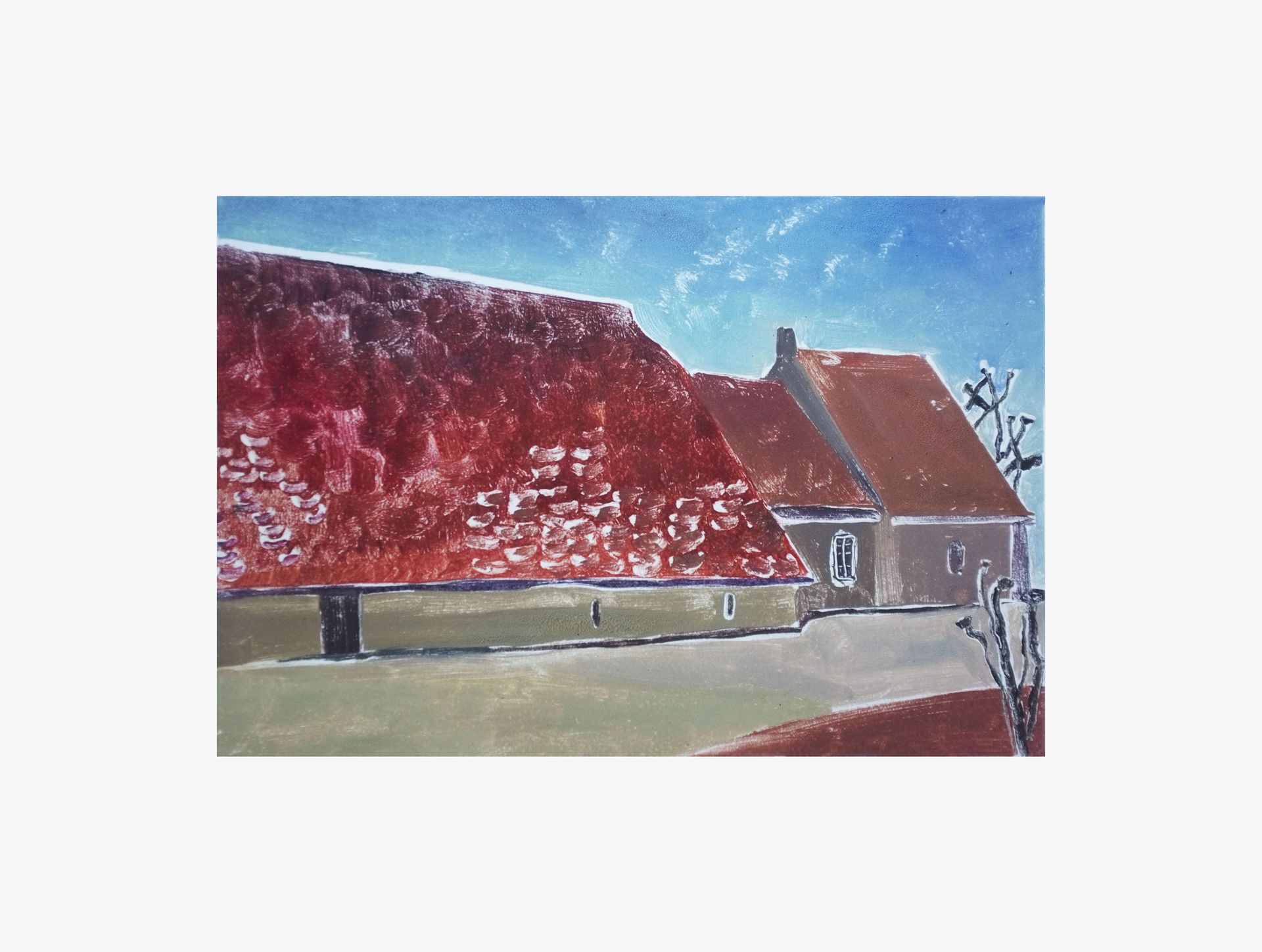 Мария Стадник (Графика печатная - 
                  50 x 40 см) Landscape 60.8