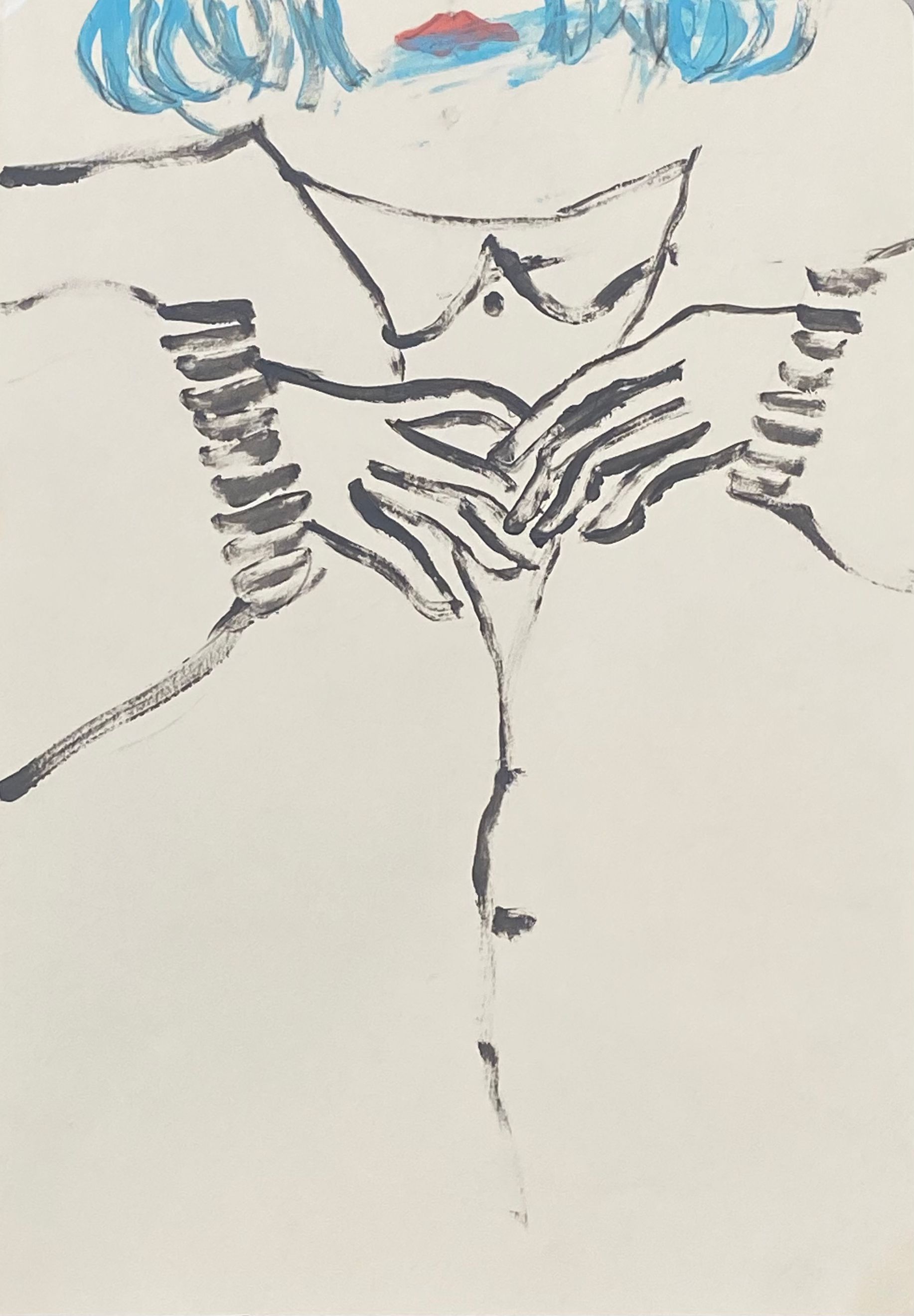 Максим Савва (Авторская графика - 
                  21 x 29 см) Привет ноябрь