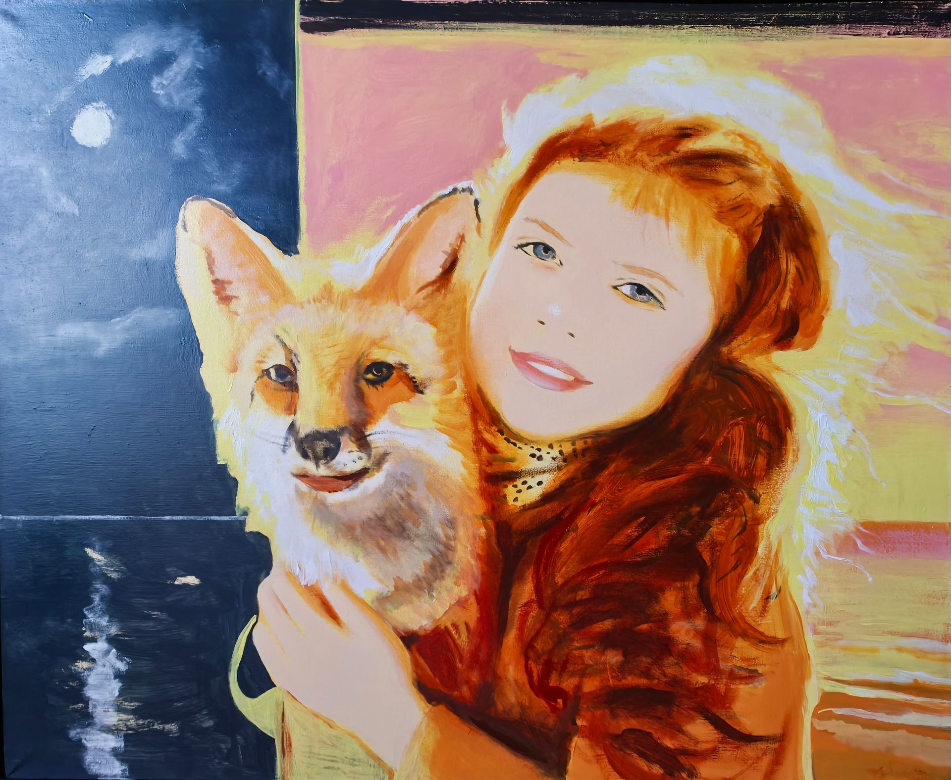 Владимир Дубосарский (Картина, живопись - 
                  110 x 90 см) Из серии "Любимчик"