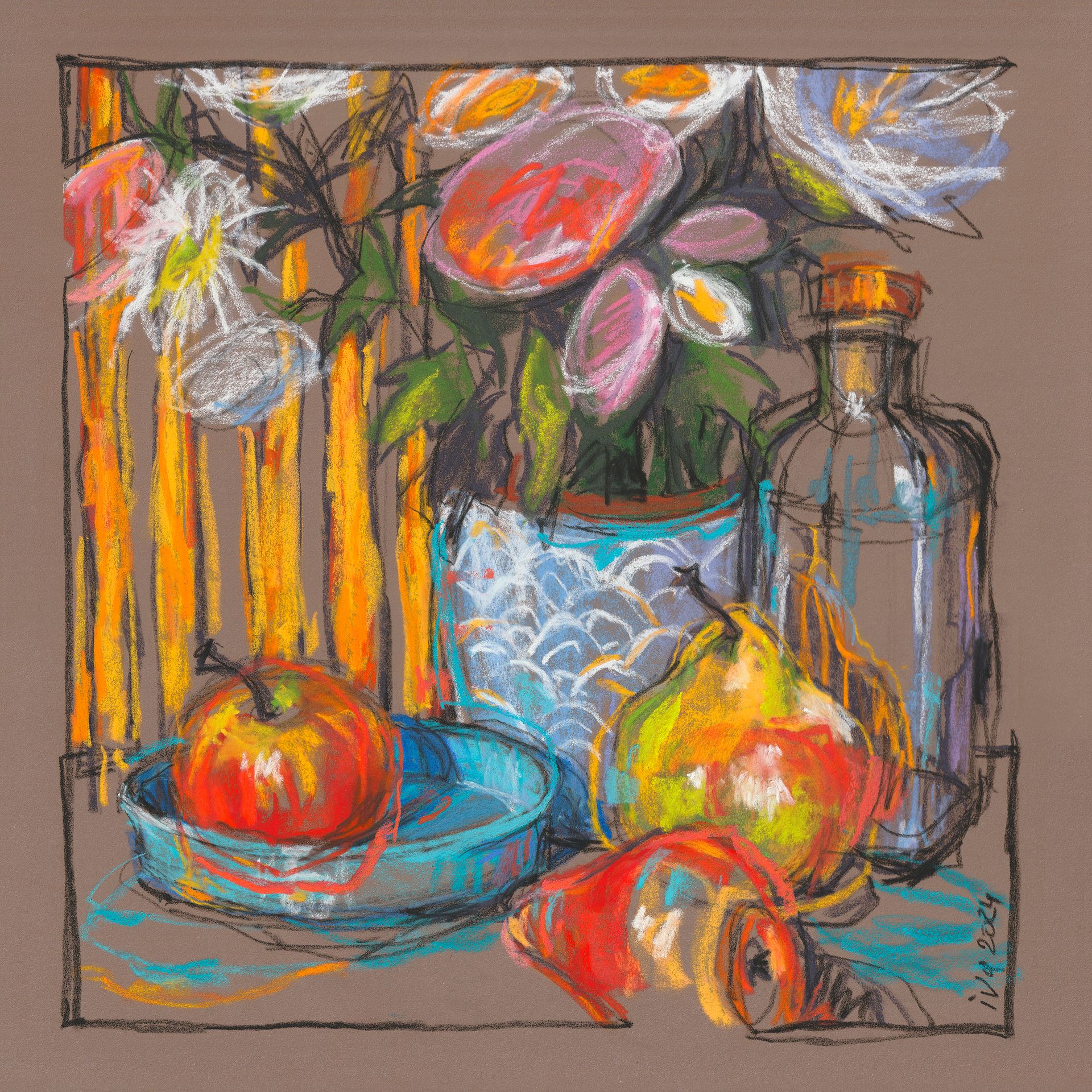 Татьяна Ивченкова (Авторская графика - 
                  32 x 32 см) Осенний