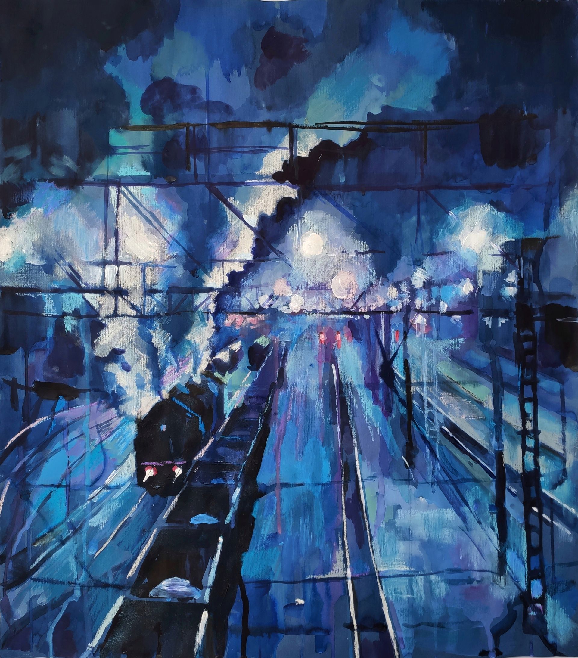 Александр Баранов (Авторская графика - 
                  52 x 58.5 см) Пар