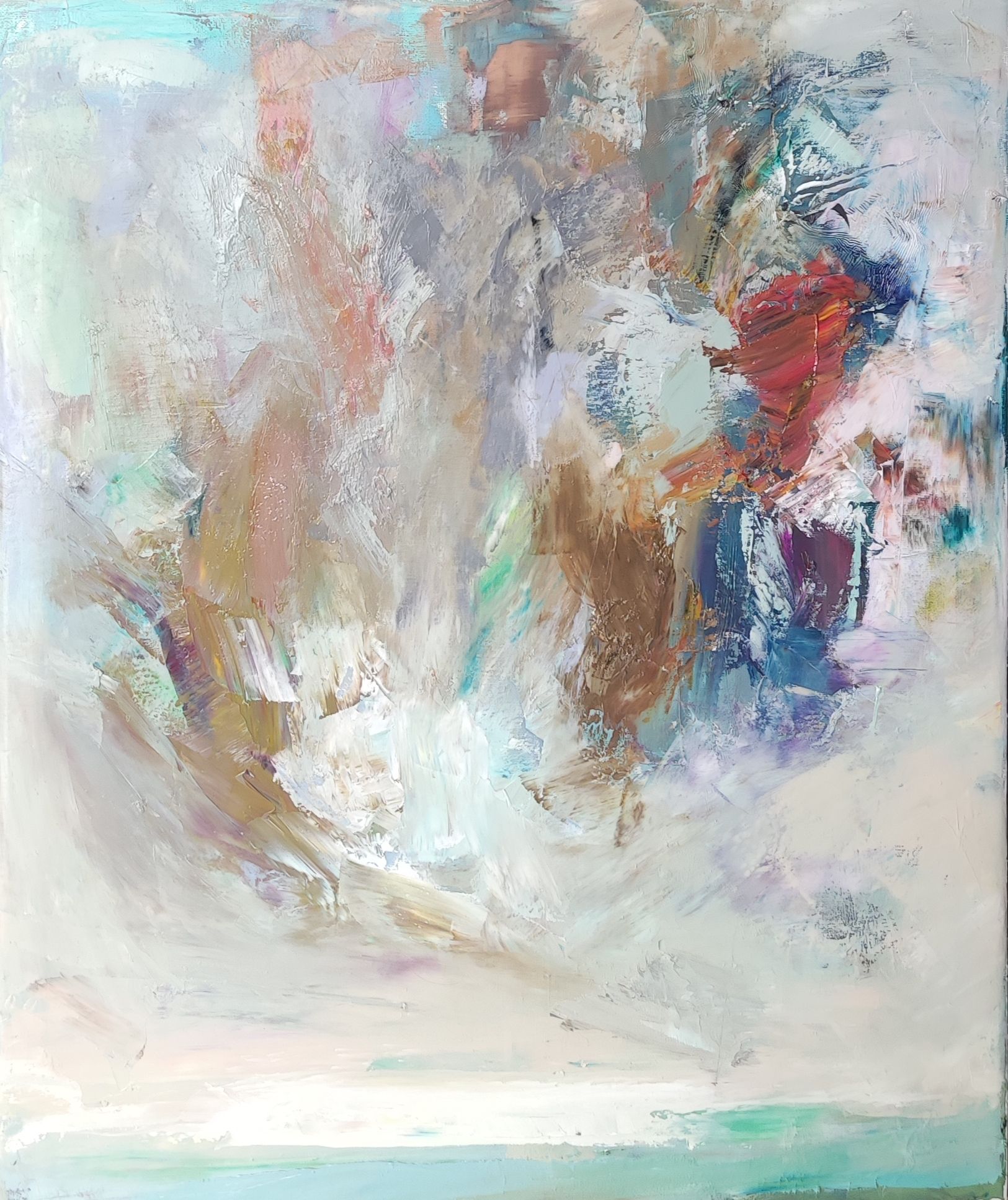 Виктория Шворень (Картина, живопись - 
                  50 x 60 см) В небе