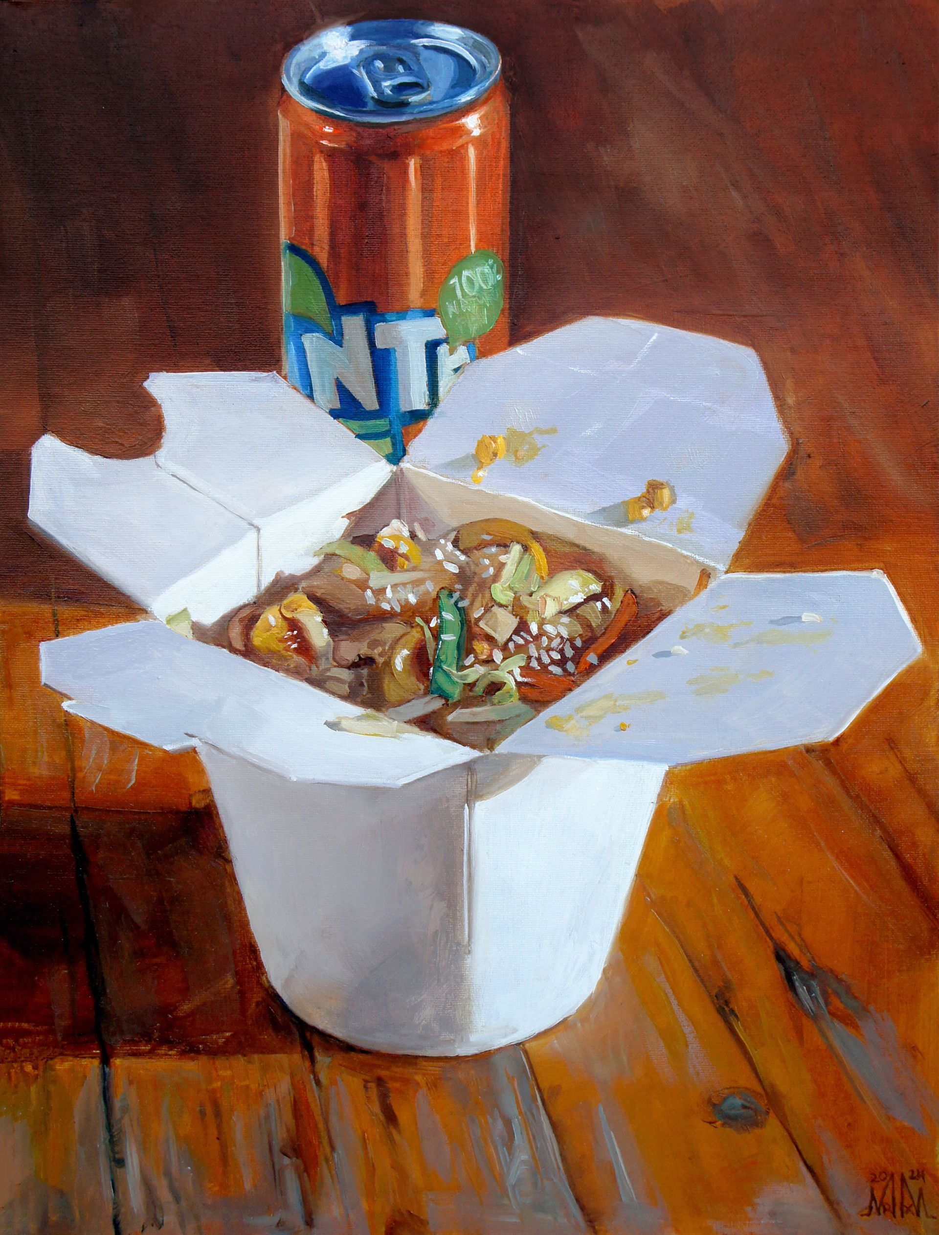 Мария Максимова (Авторская графика - 
                  30 x 40 см) THE NOODLES