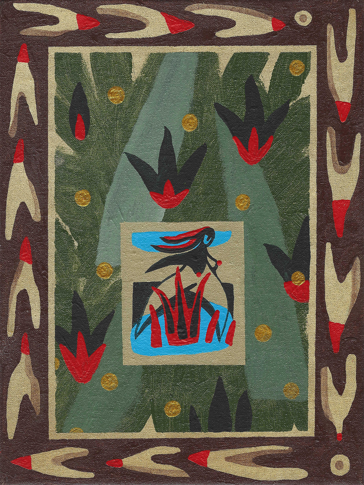 Лена Романовская (Авторская графика - 
                  27 x 32 см) Повелительница