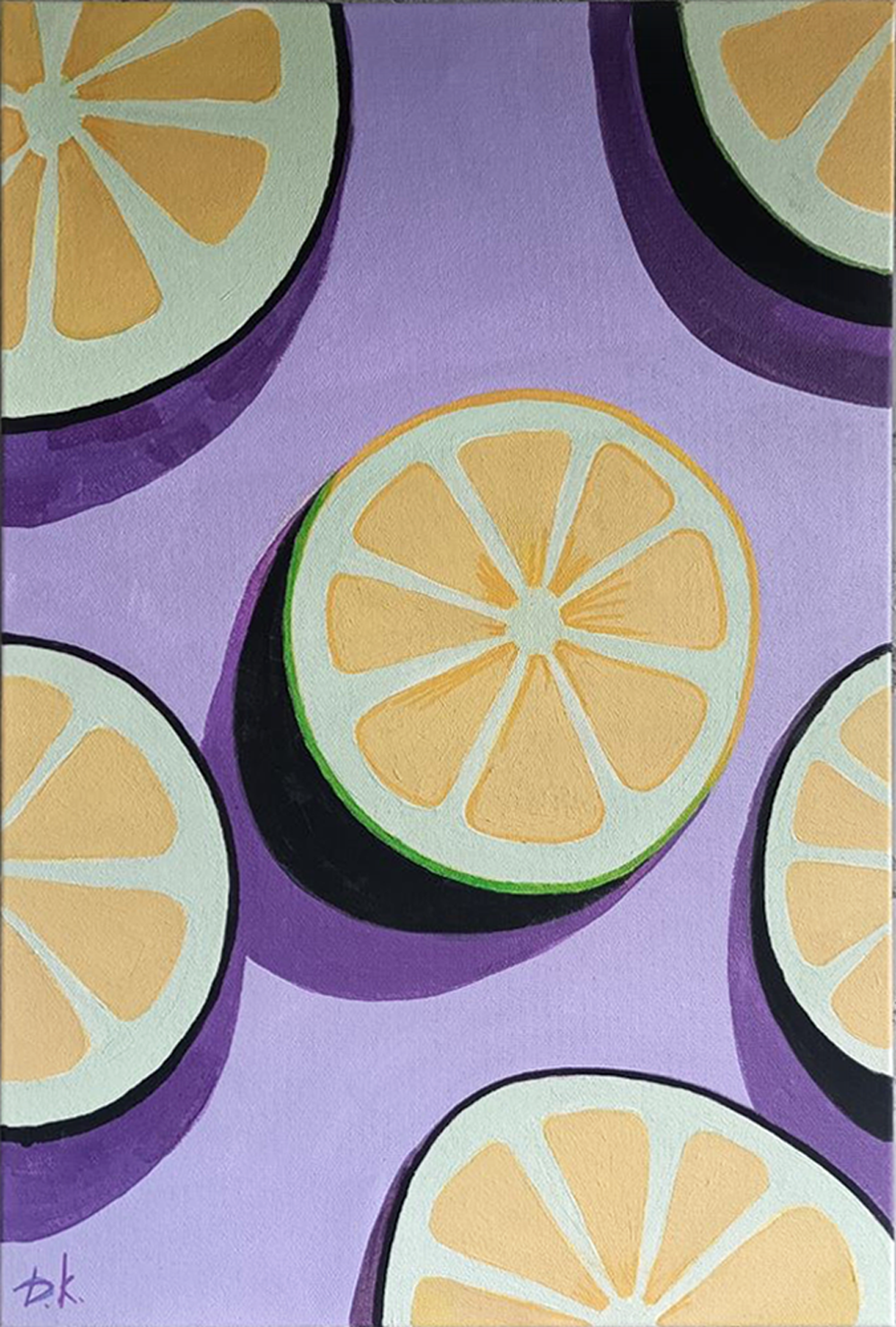 Даниелла Климашевская (Картина, живопись - 
                  40 x 60 см) Черные лимоны