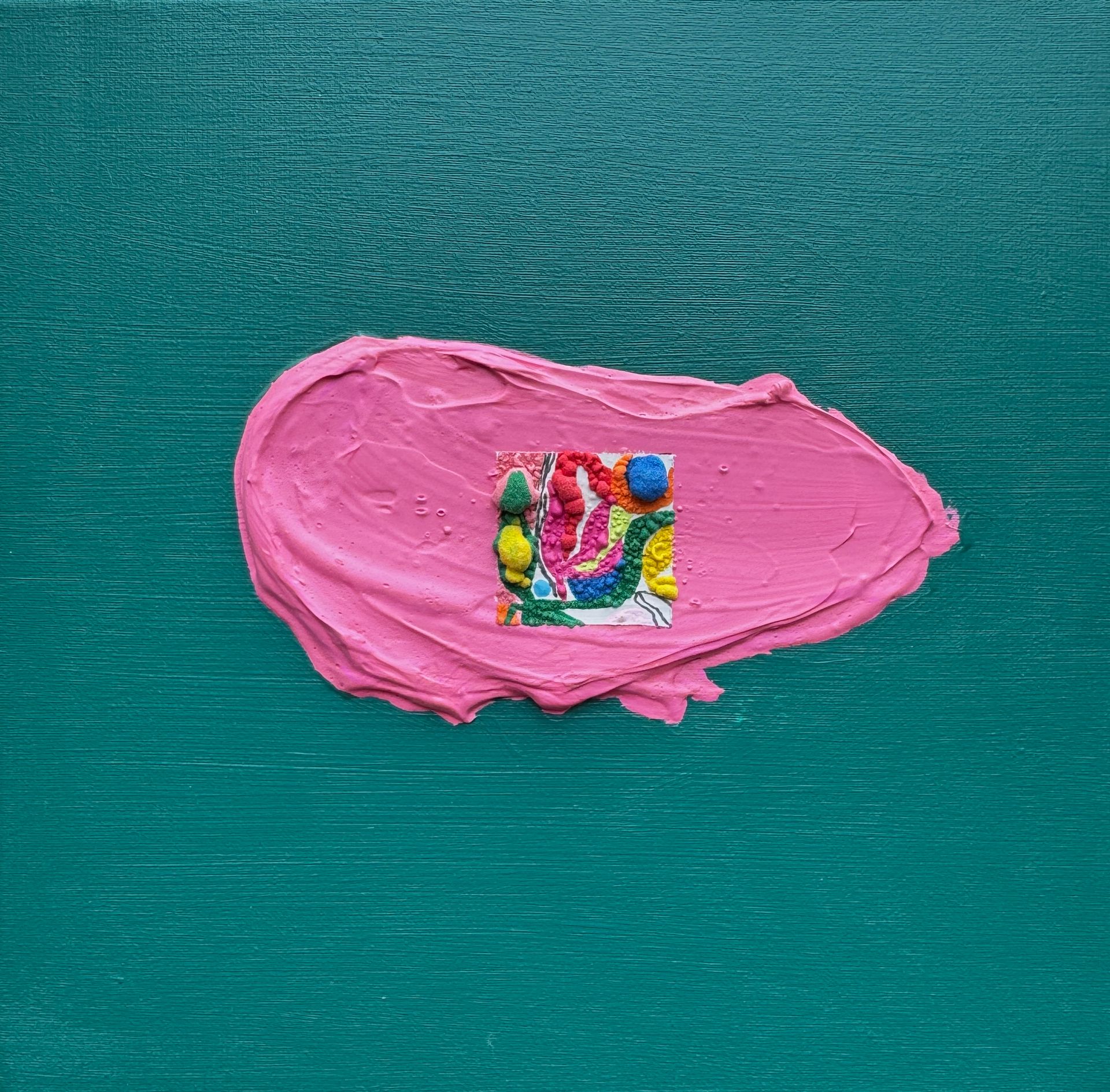 Дарья Илюхина (Картина, живопись - 
                  30 x 30 см) Цветочные абстракции. Фрезии