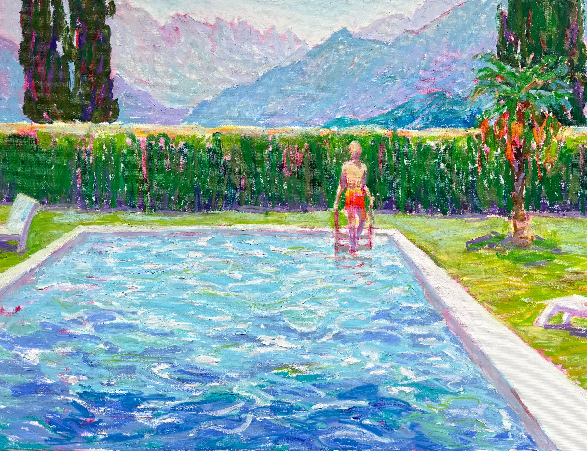 Наталья Журавлева (Картина, живопись - 
                  80 x 50 см) Серия Глубина 235