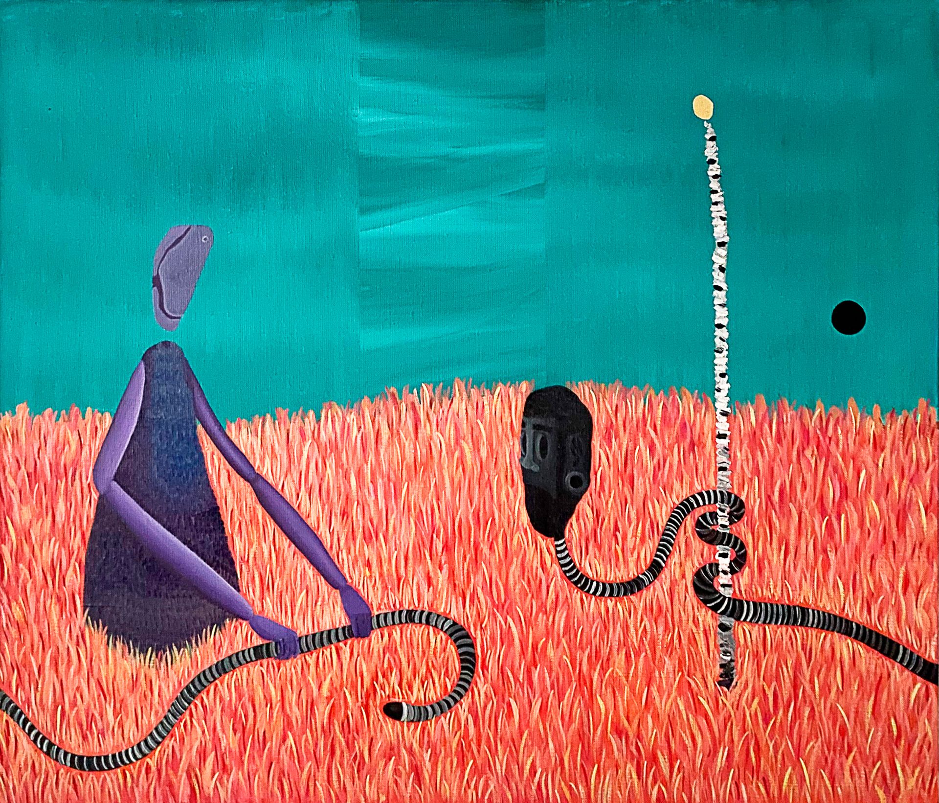 Леша Мелки (Картина, живопись - 
                  80 x 60 см) FACE TO FACE