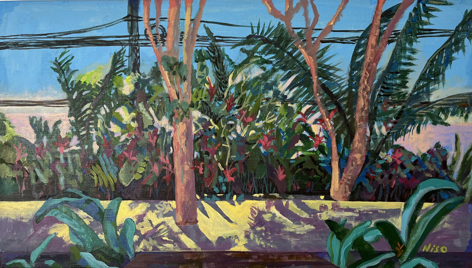 Нисо Атаханова (Картина, живопись - 
                  70 x 40 см) Sunset. Samui