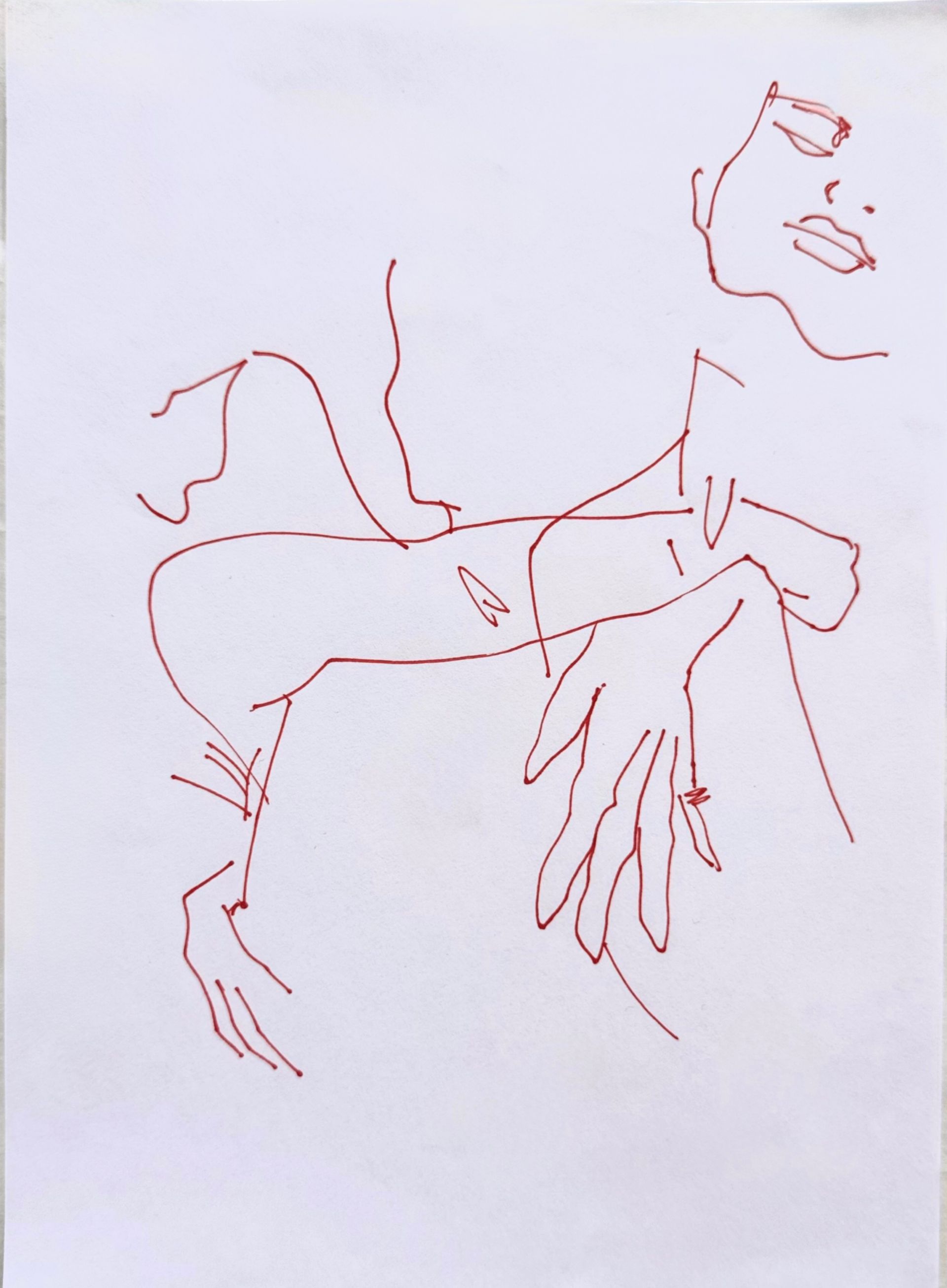 Анастасия Малиновская (Авторская графика - 
                  20 x 30 см) Танец