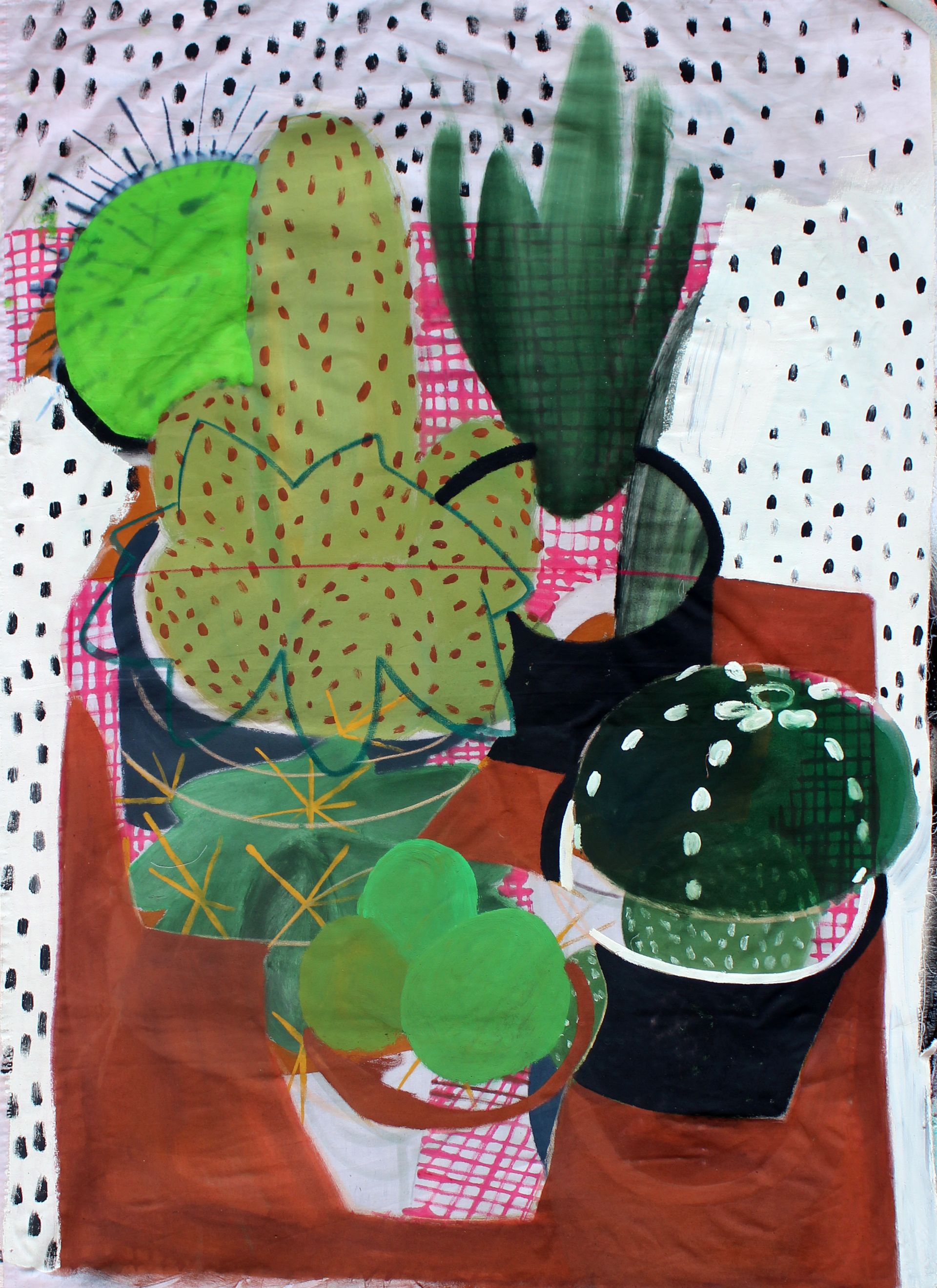 Братья Хомич (Картина, живопись - 
                  100 x 140 см) Kaktus X