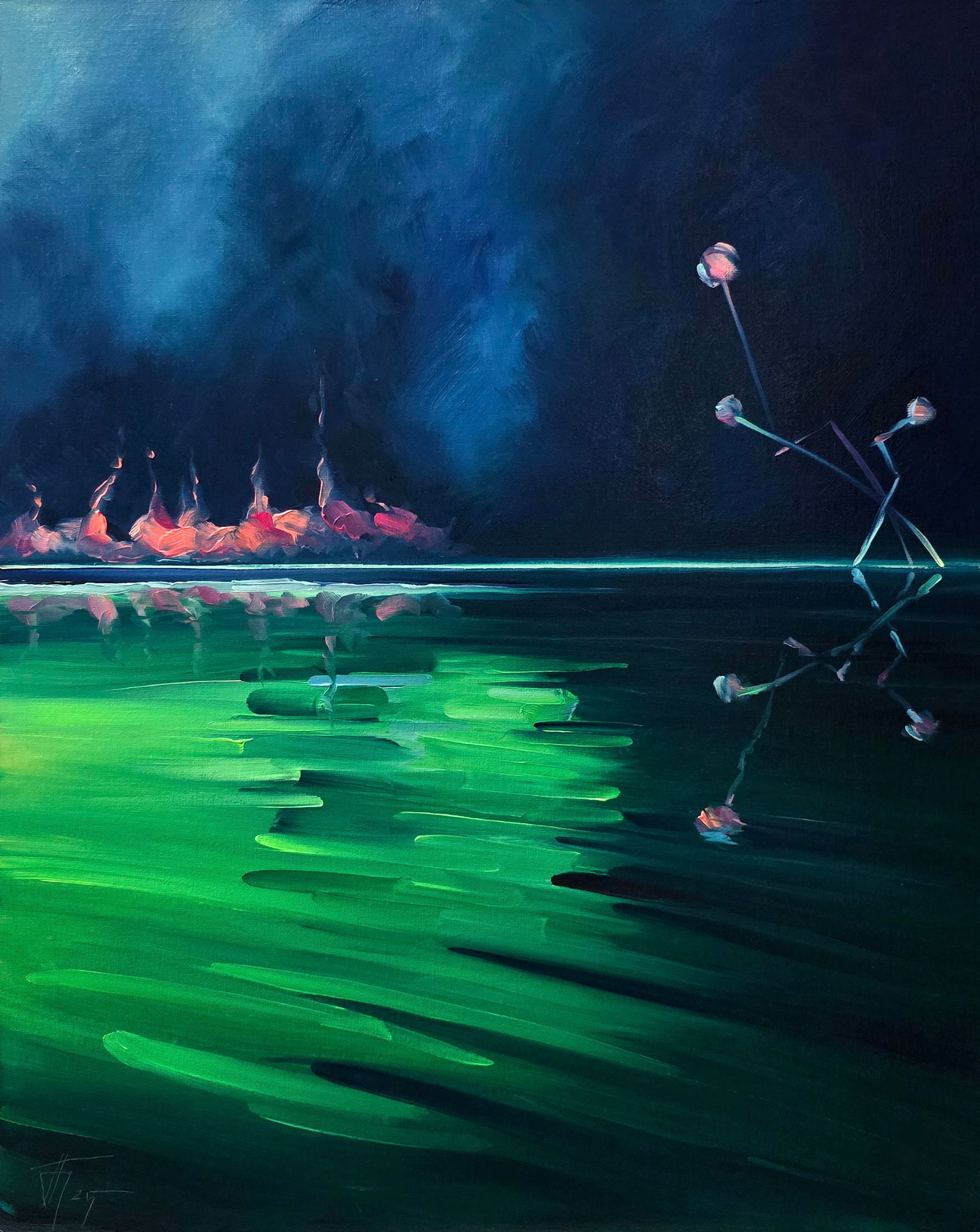 Александр Буданов (Авторская графика - 
                  40 x 50 см) Пространство 9