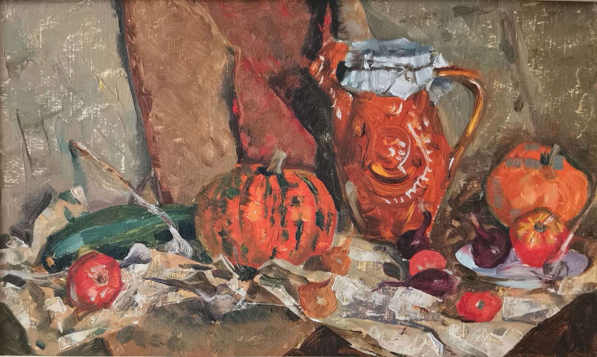 Регина Буглеева (Авторская графика - 
                  33 x 26 см) Дары осени