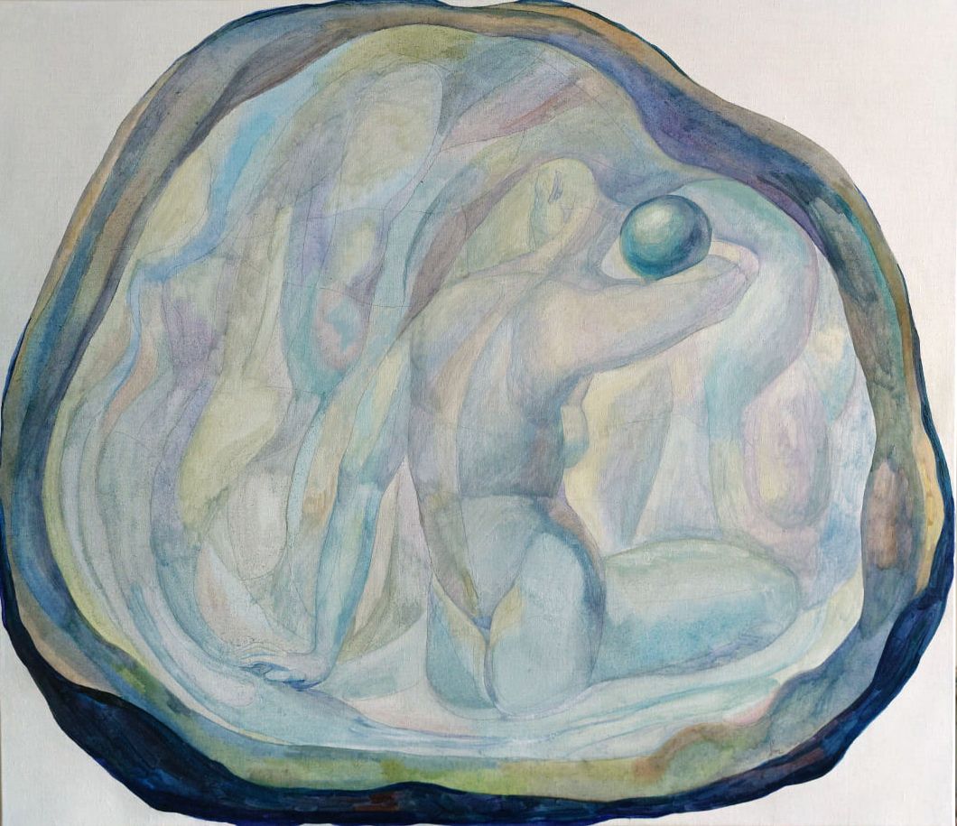 Маргарита Симонова (Картина, живопись - 
                  110 x 95 см) Жемчужница 3