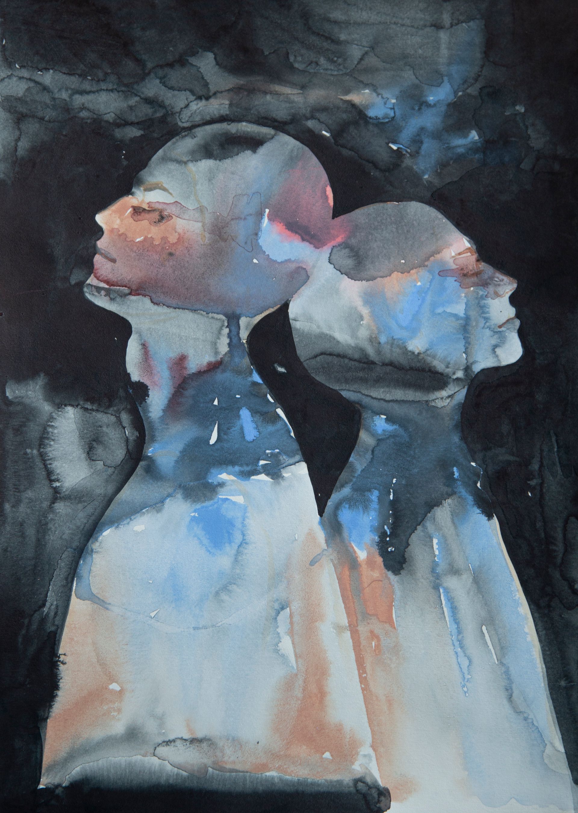 Елизавета Журавлева (Авторская графика - 
                  29 x 40 см) Память