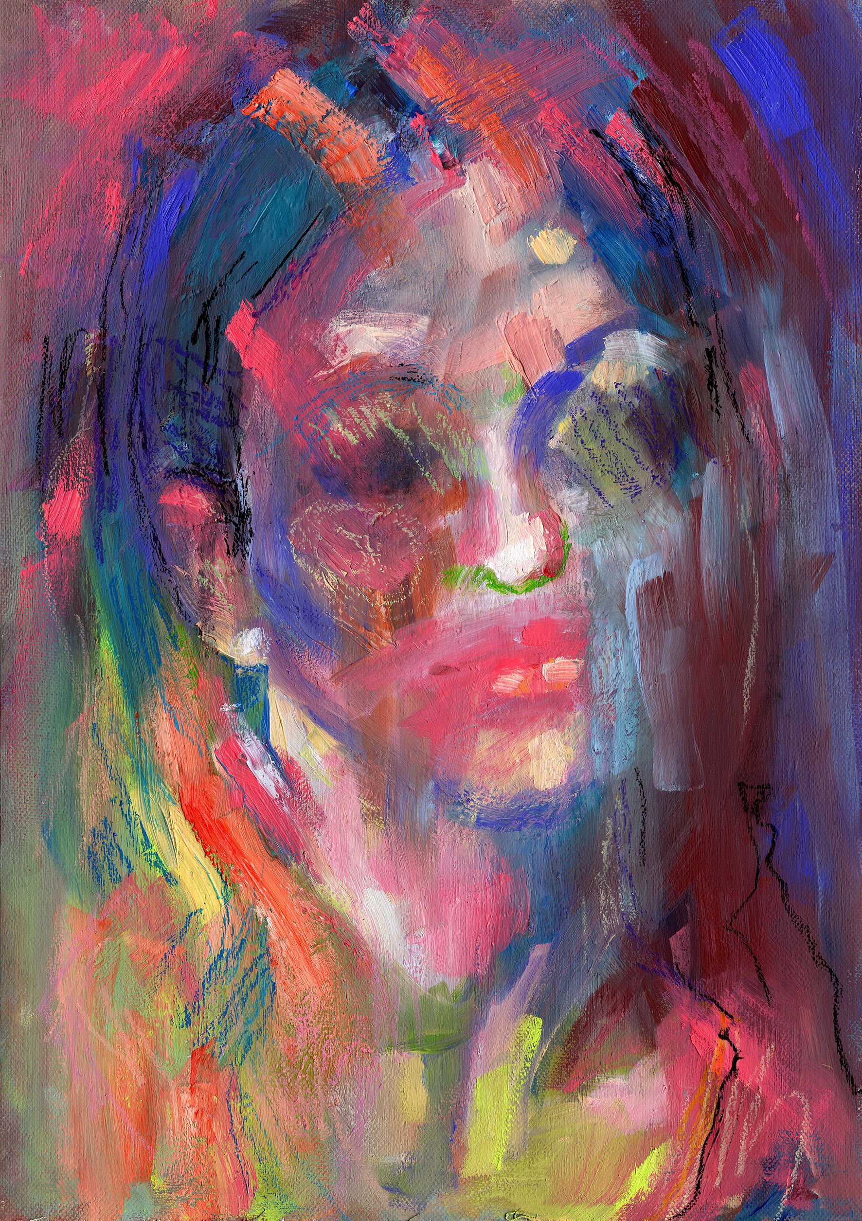 Татьяна Ивченкова (Картина, живопись - 
                  50 x 60 см) Portrait 4