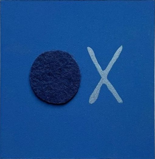 Маша Иванова (Коллаж / ассамбляж - 
                  10 x 10 см) ОХ (из серии "О")