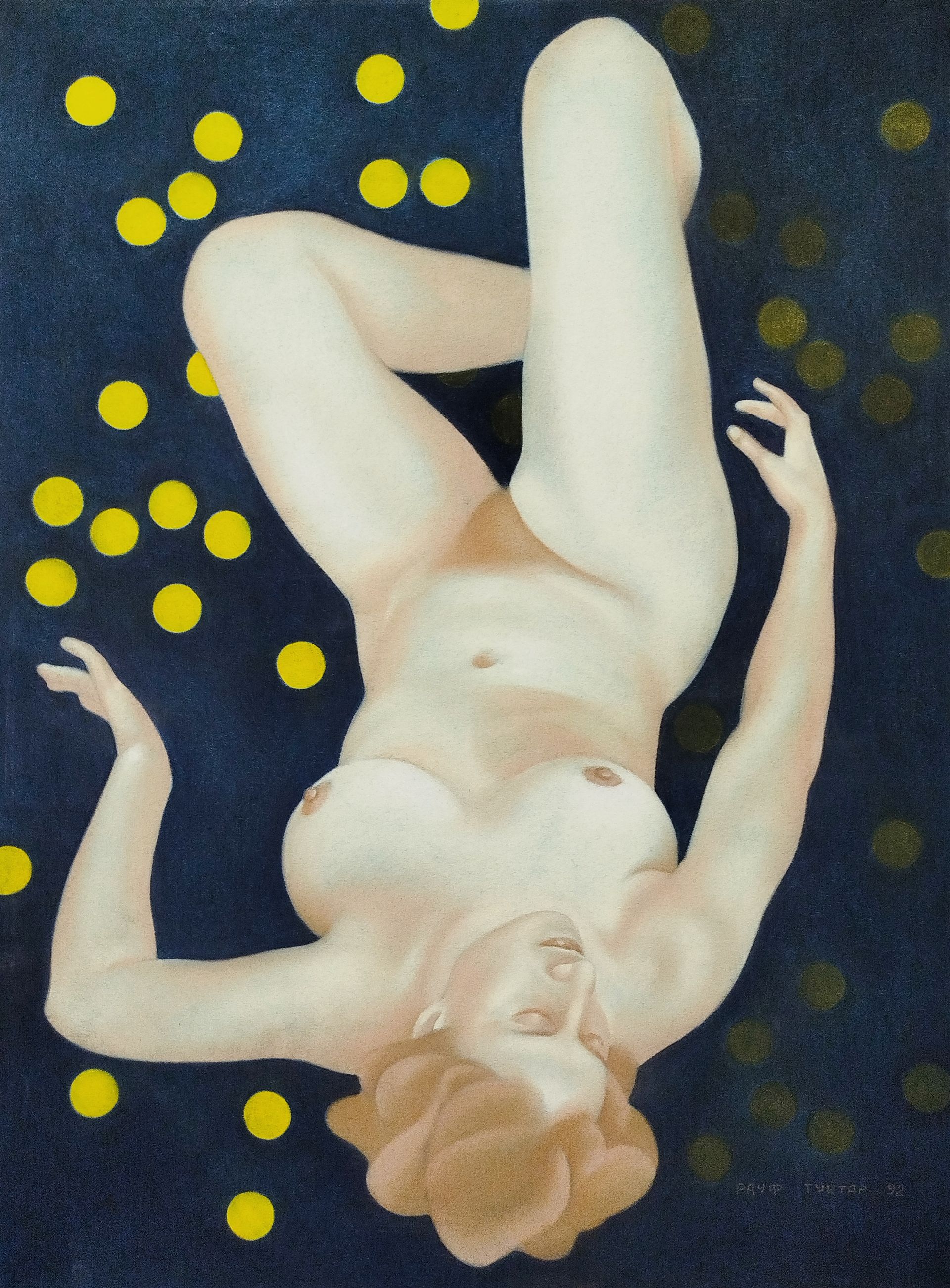 Рауф Туктар (Авторская графика - 
                  74 x 100 см) Обнаженная