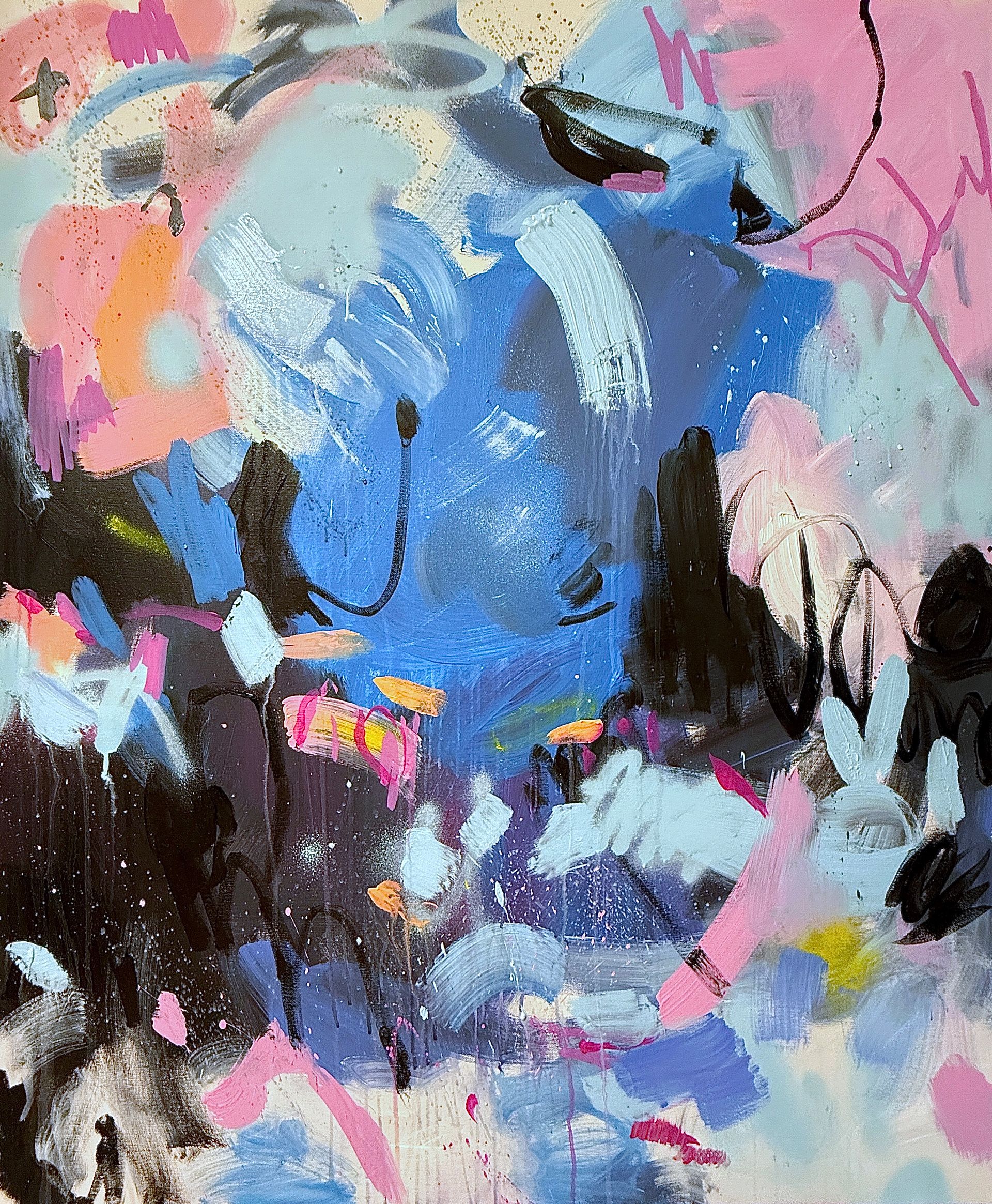 Анна Ганина (Картина, живопись - 
                  100 x 120 см) Night goes on