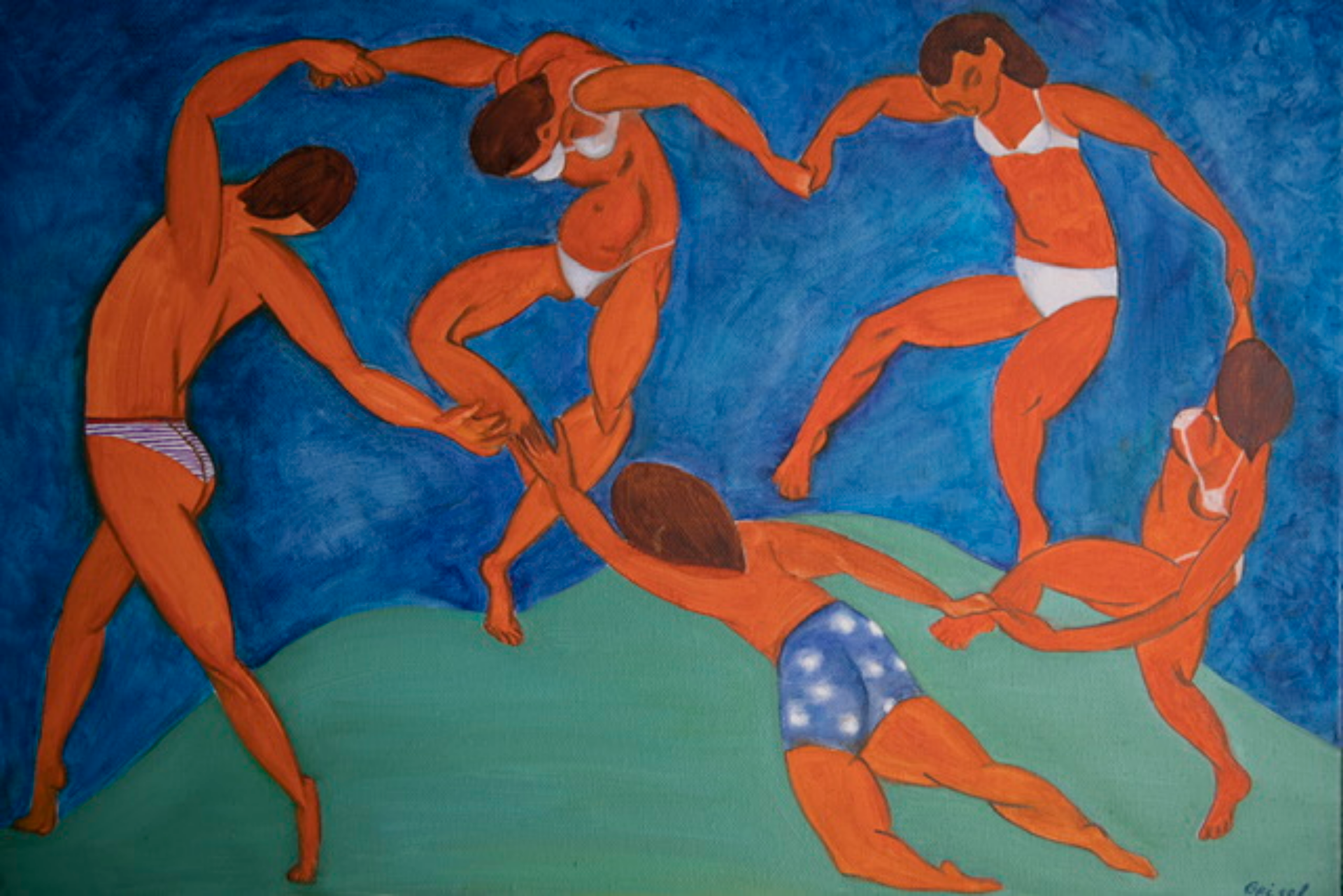 Нина Григель (Картина, живопись - 
                  60 x 40 см) Матисс в цензуре