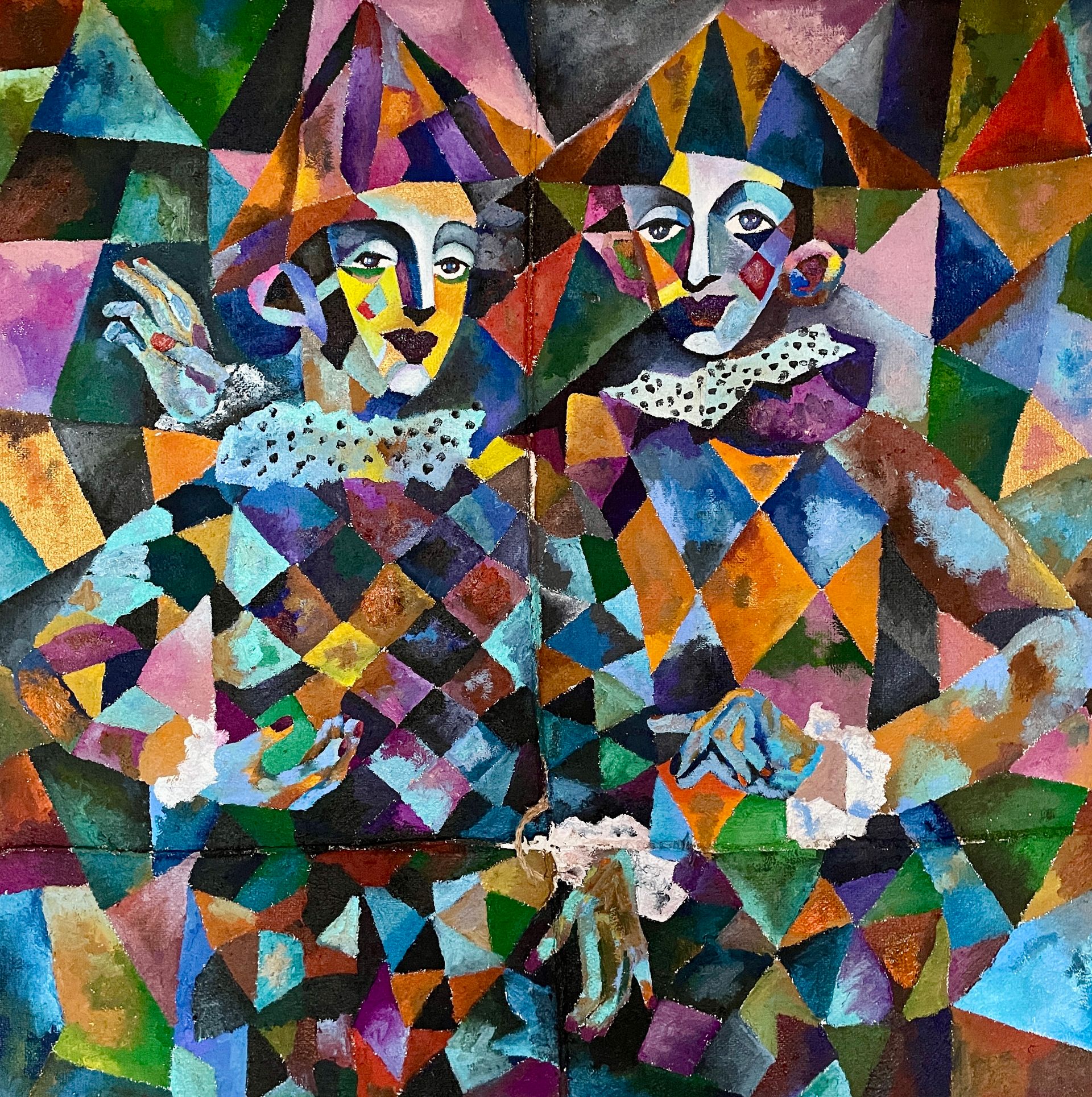 Таня Бродская (Картина, живопись - 
                  120 x 120 см) АРТЭ ДУЭ