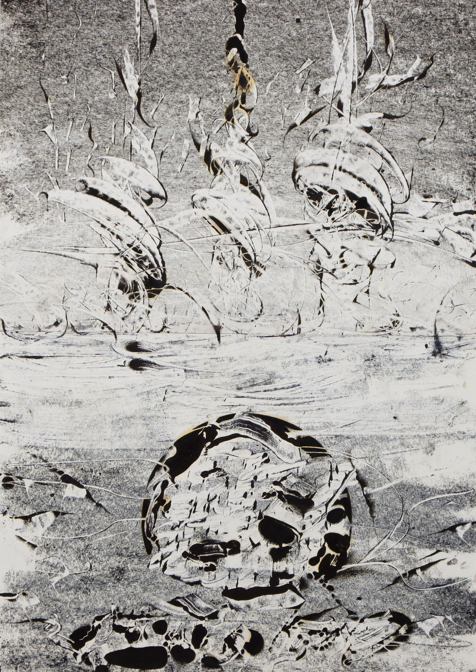 Дмитрий Василенко (Авторская графика - 
                  68 x 74 см) Ведьмы в полёте