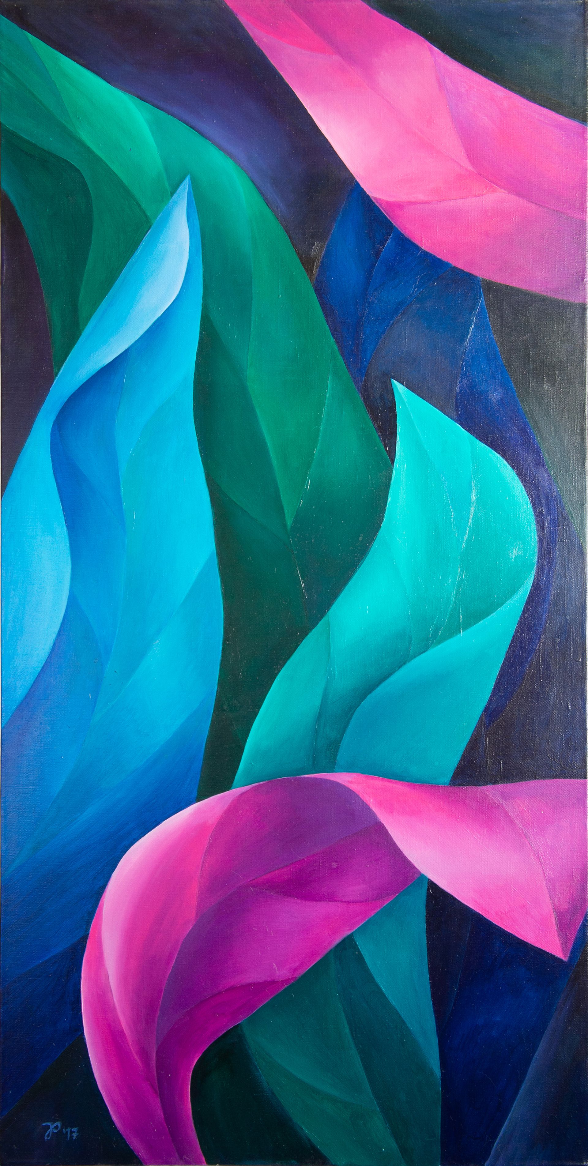 Юлия Пухова (Картина, живопись - 
                  50 x 100 см) Tropical 7