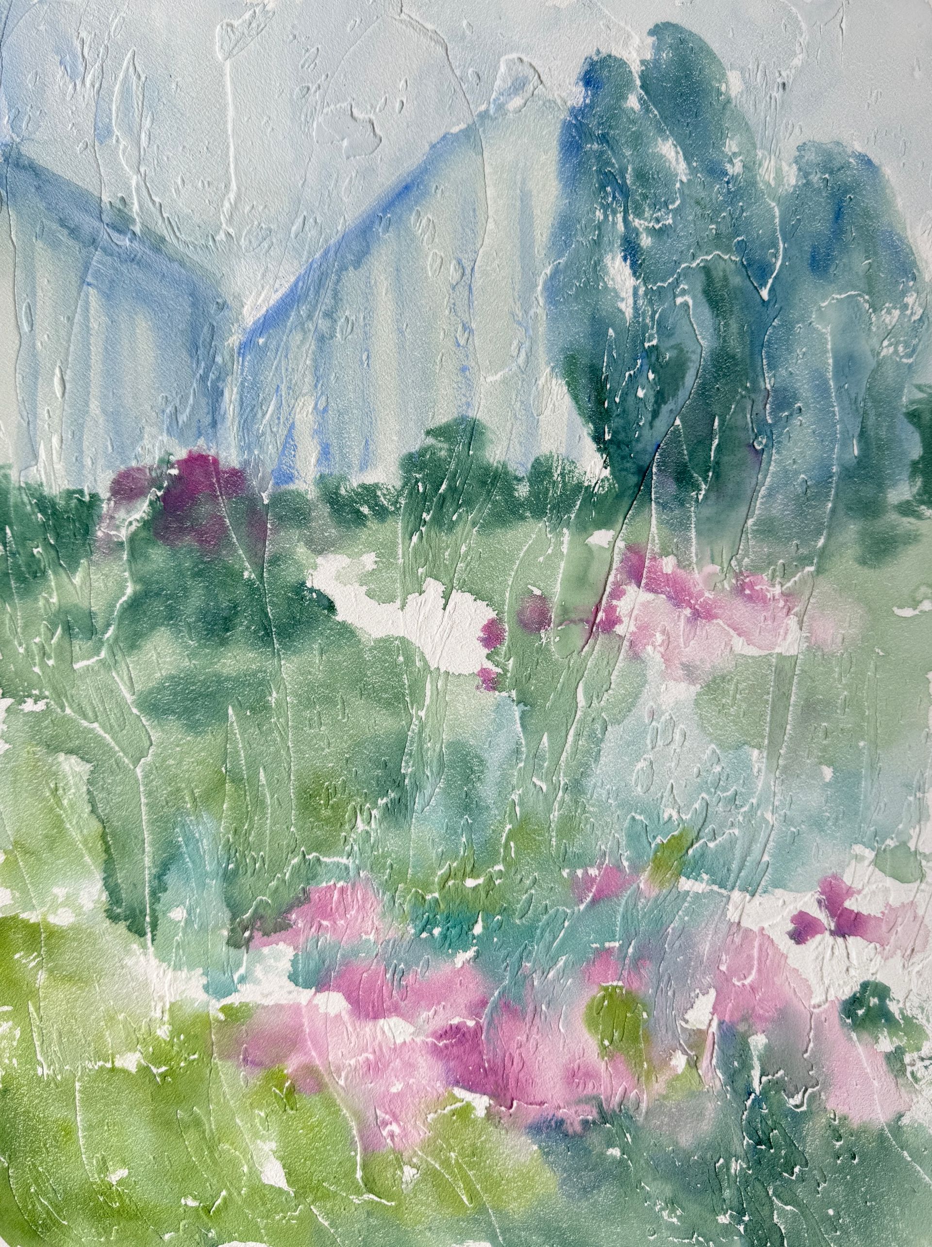 Наталья Чобанян (Картина, живопись - 
                  30 x 40 см) Дождливый день