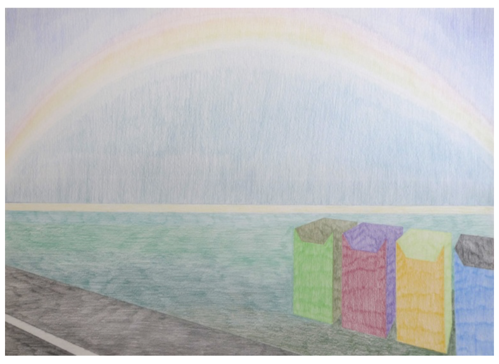 Сергей Лоцманов (Авторская графика - 
                  59 x 42 см) Из серии Светлая полоса