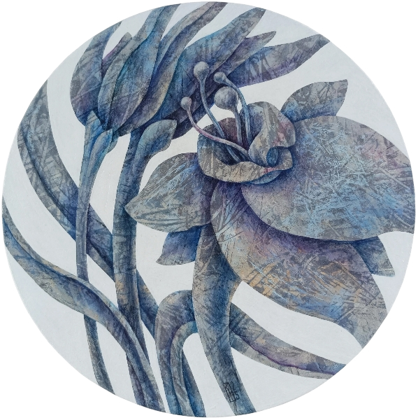 Наталья Порошина (Картина, живопись - 
                  32 x 32 см) Меланхолия 2
