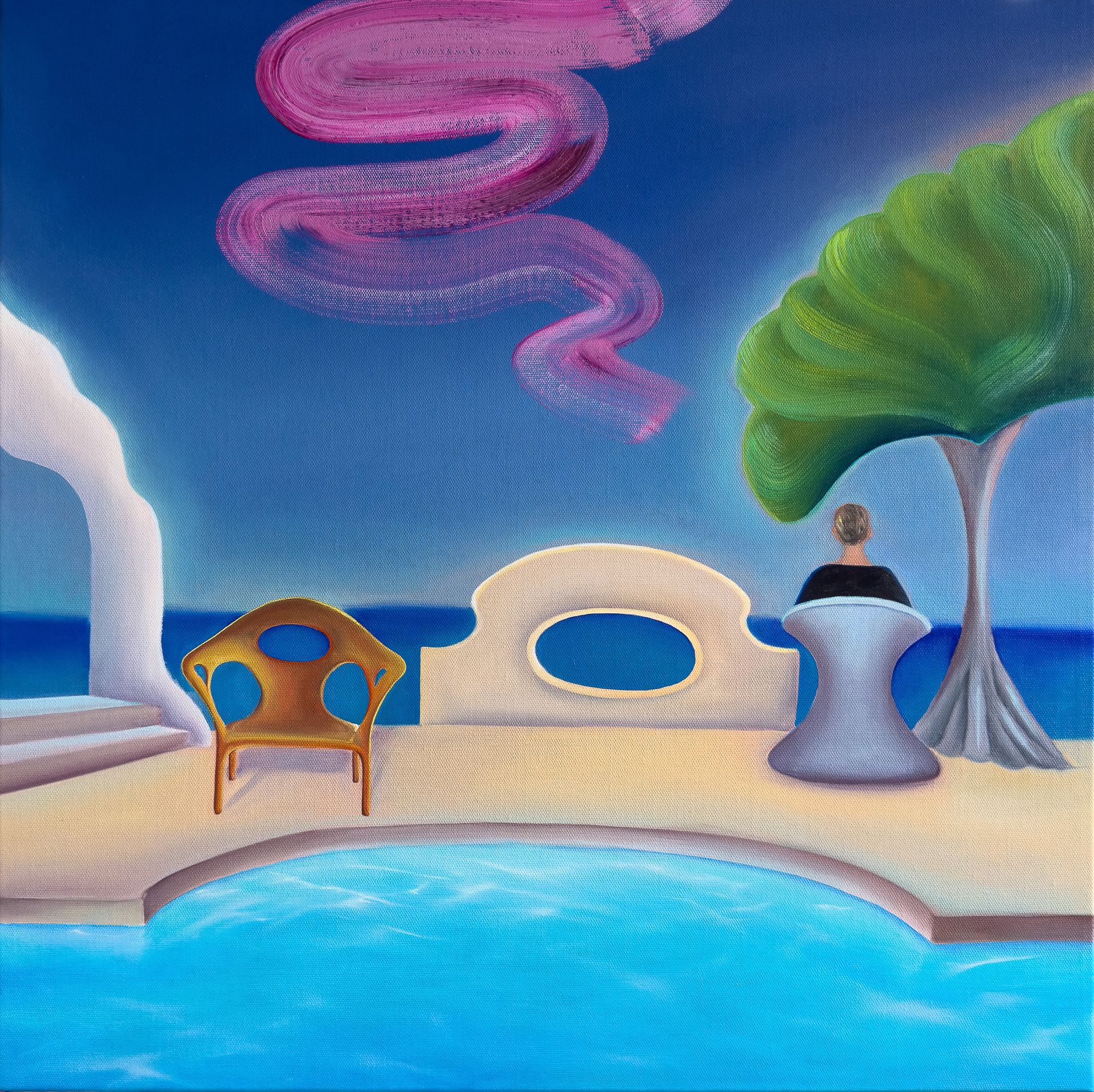 Елена Курочко (Картина, живопись - 
                  60 x 60 см) Это все уже было