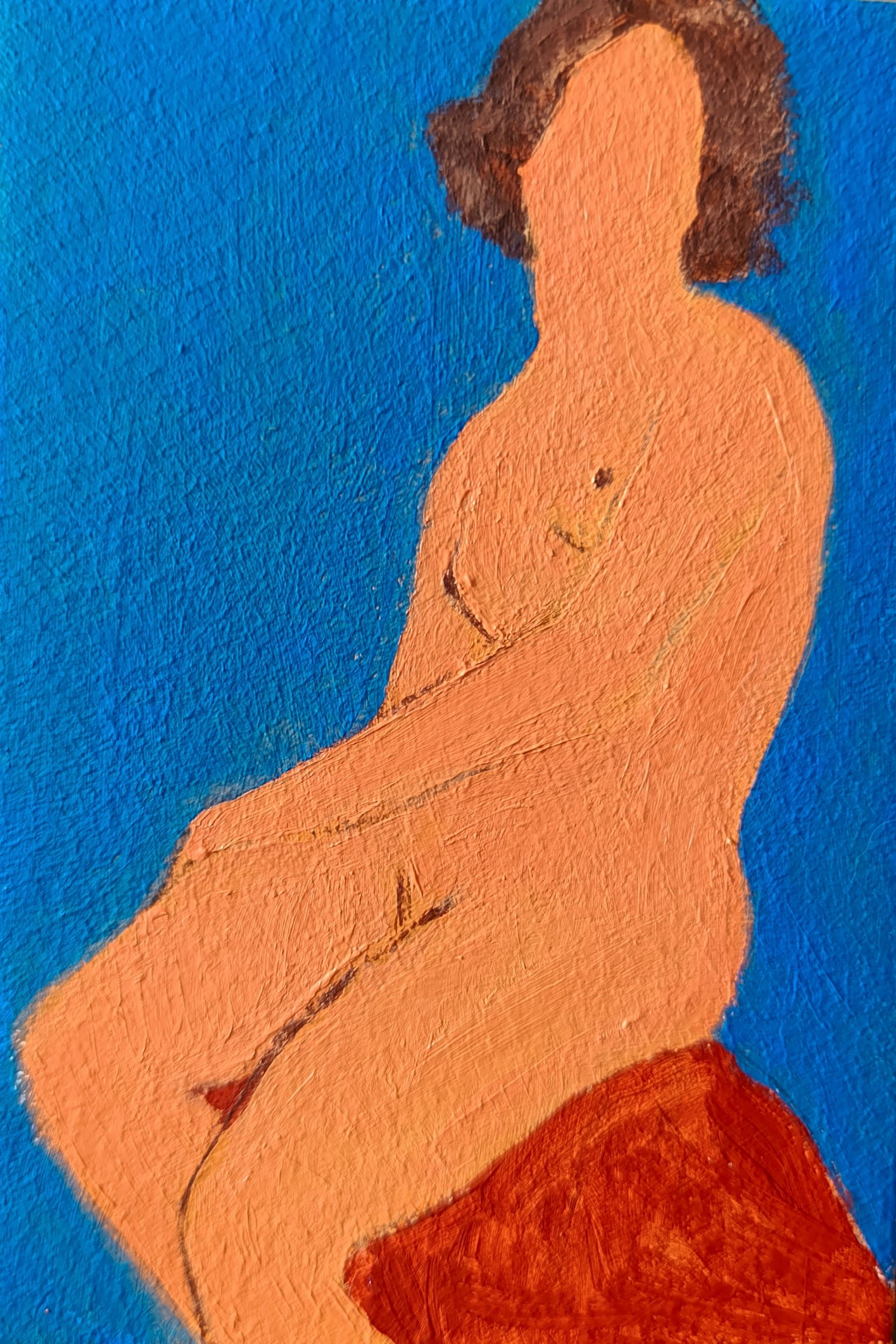 Дарья Петухова (Авторская графика - 
                  10 x 15 см) Натурщица