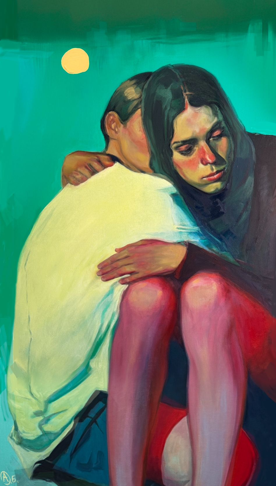 Анастасия Бабынина (Картина, живопись - 
                  70 x 120 см) Между строк