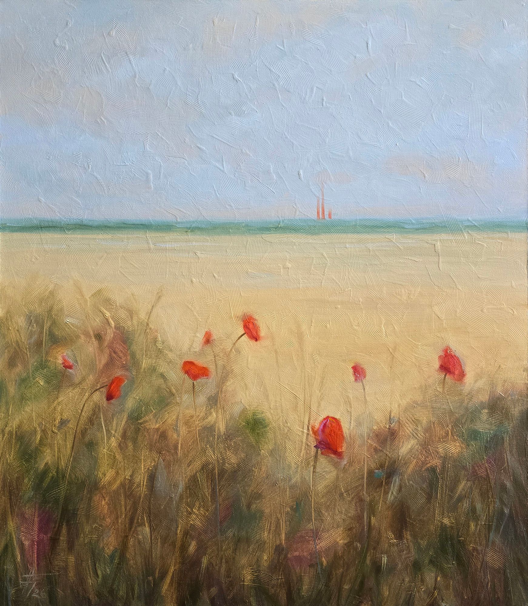 Александр Буданов (Картина, живопись - 
                  70 x 80 см) Царапает небо