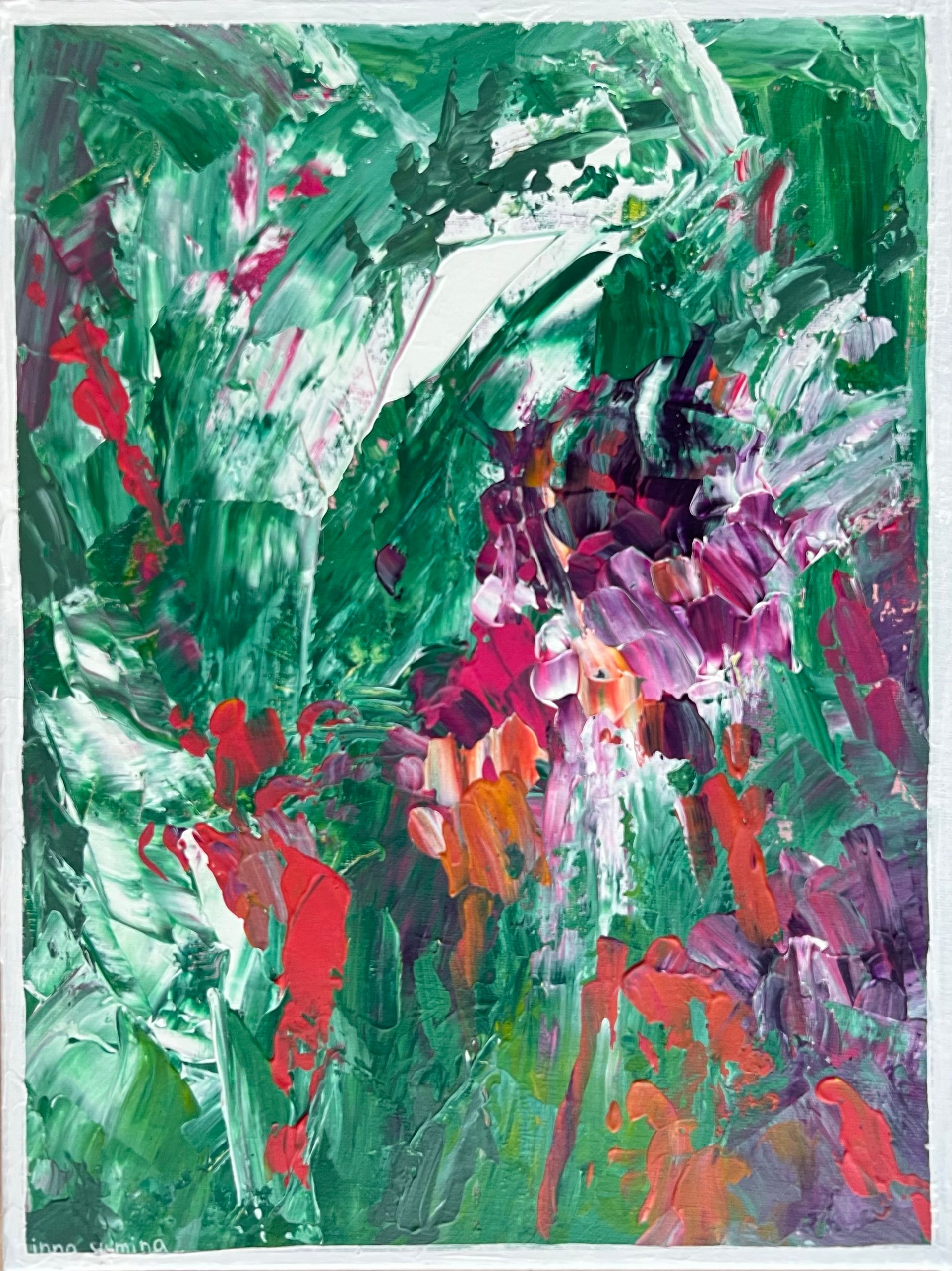 Инна Сумина (Картина, живопись - 
                  30 x 40 см) Люпиновое поле