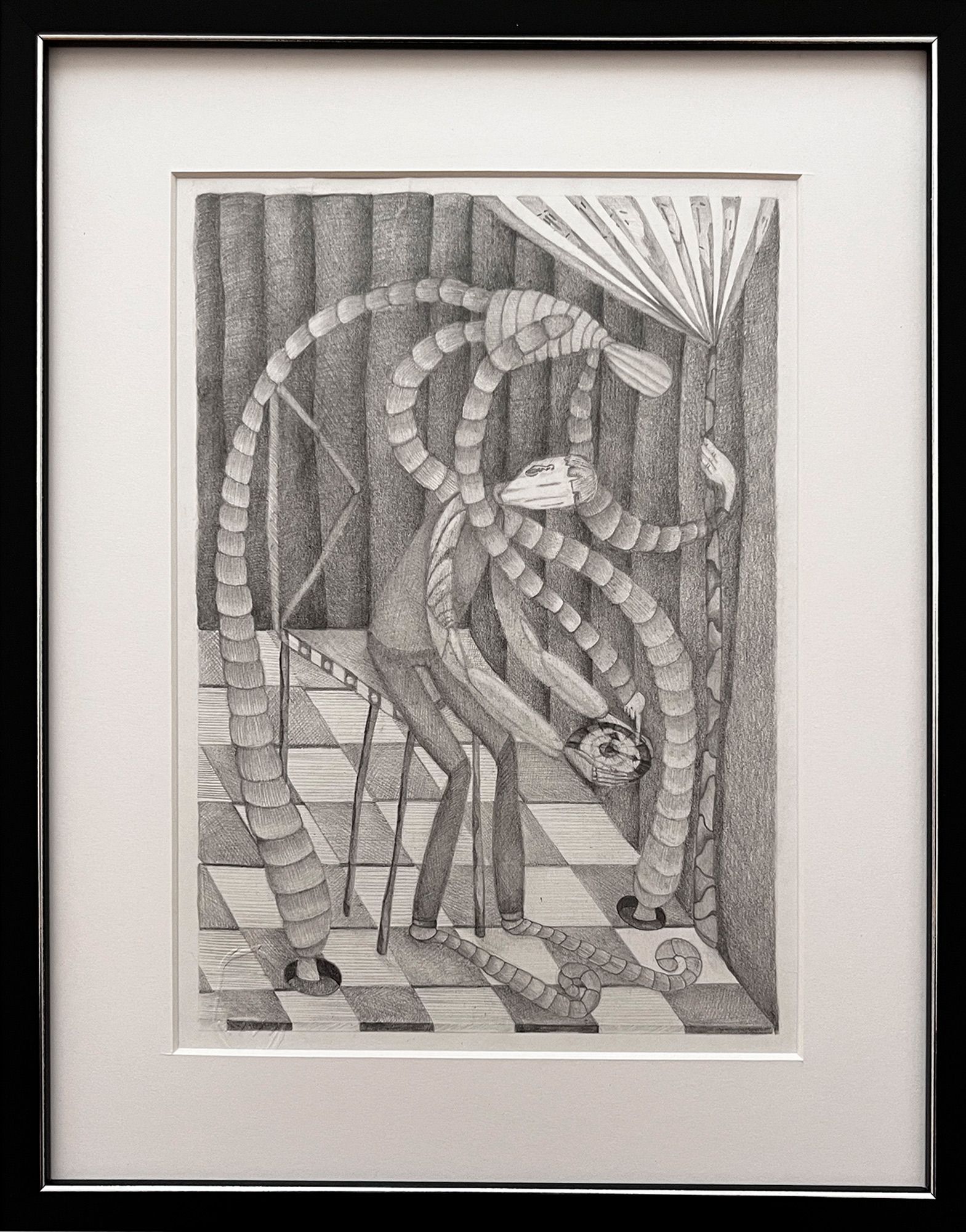Леша Мелки (Авторская графика - 
                  30 x 40 см) Без названия 3
