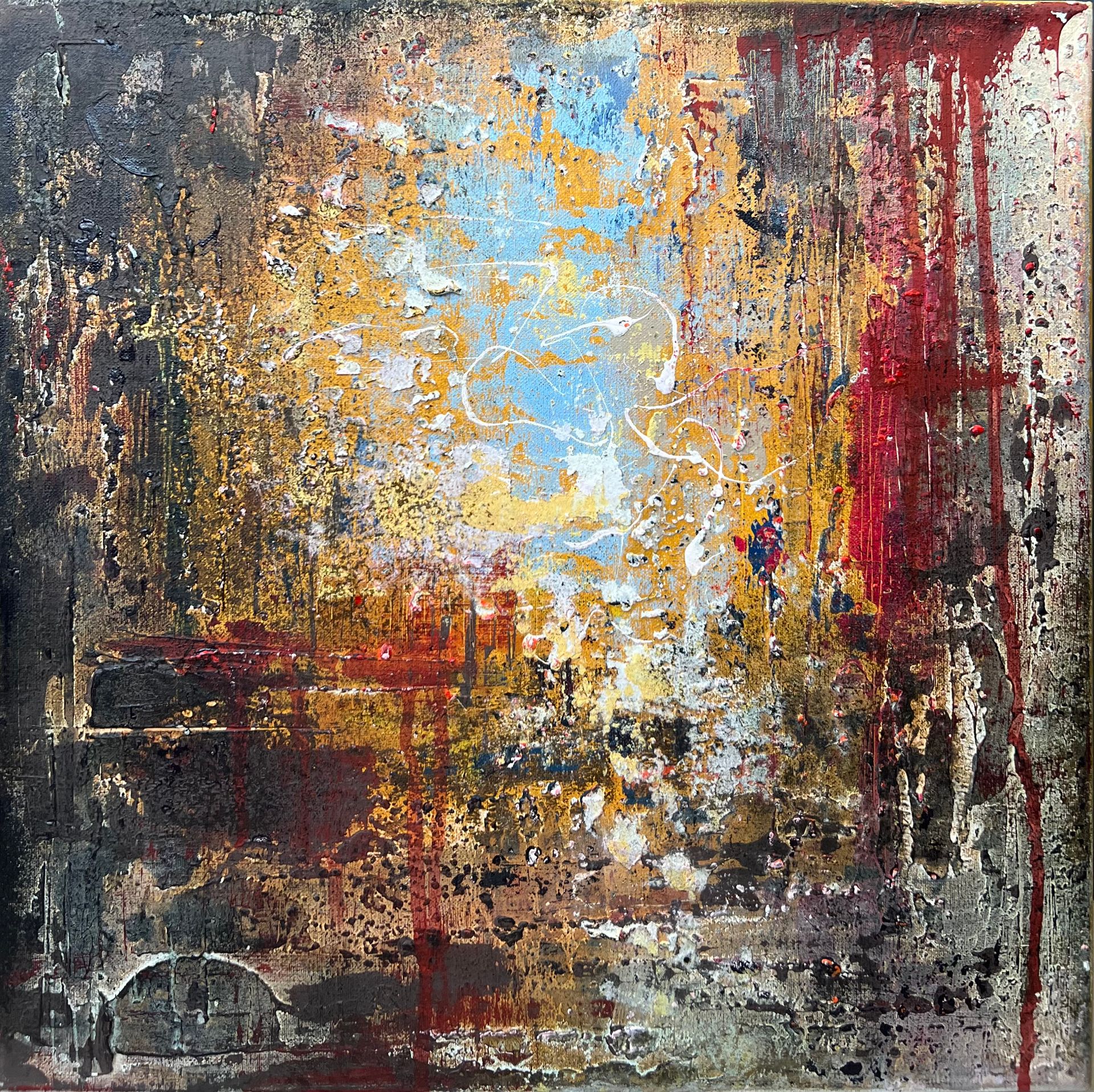 Катерина Горячева (Картина, живопись - 
                  40 x 40 см) Terra incognita 2.0