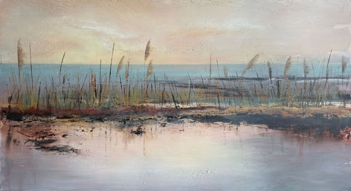 Ирина Нуждина (Картина, живопись - 
                  160 x 90 см) Тепло октября